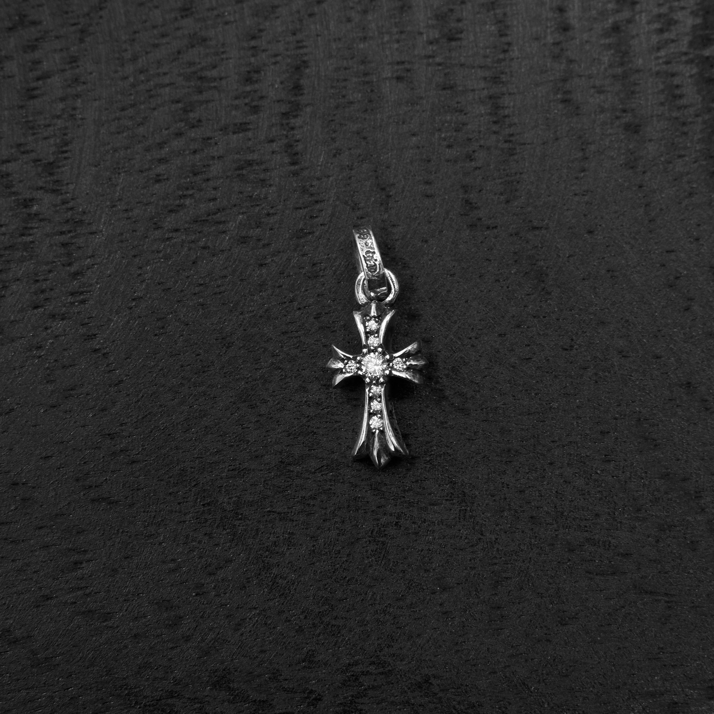 Chrome Hearts CHROME HEARTS Cross Baby Fat Sliver Charm Diamond Size ONE SIZE - 2 Thumbnail