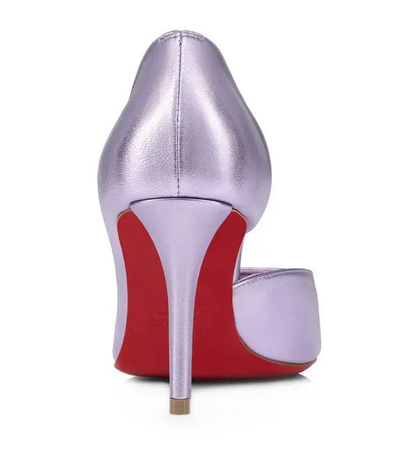 Christian Louboutin oc11z0125 Open Apostropha 80mm Sandals in Purple Size US 5 / IT 35 - 4 Thumbnail