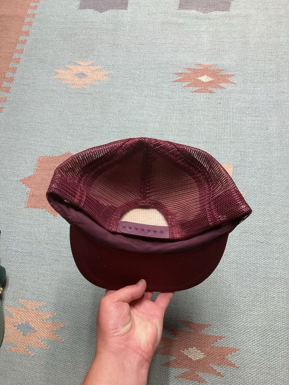 Vintage trucker hat Dougs transmission service Michigan car mechanic Size ONE SIZE - 4 Thumbnail