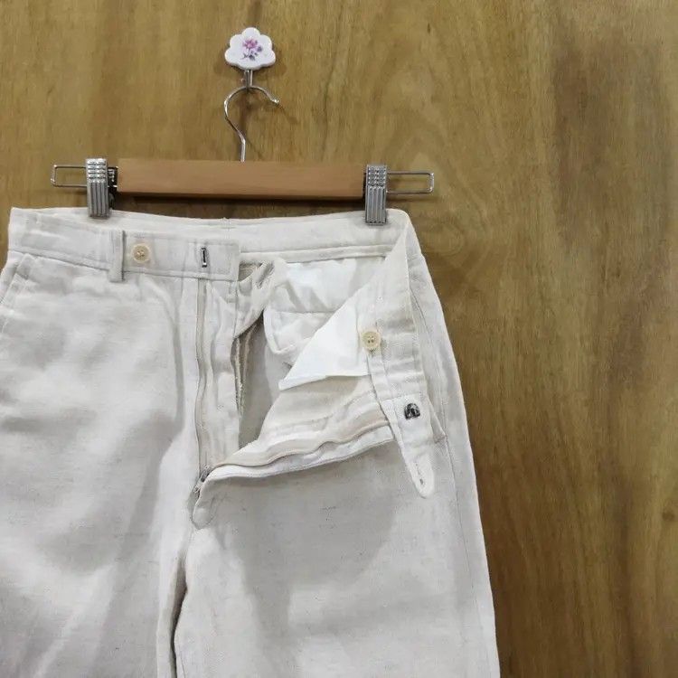 Japanese Brand ST.MARTINE DE JAZZ WHITE YELLOW CHINO PANTS Size US 26 / EU 42 - 6 Thumbnail