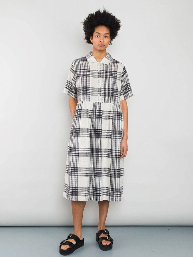 Folk Folk Loom Midi Dress Folk Clothing Alber Check Size S / US 4 / IT 40 - 1 Thumbnail