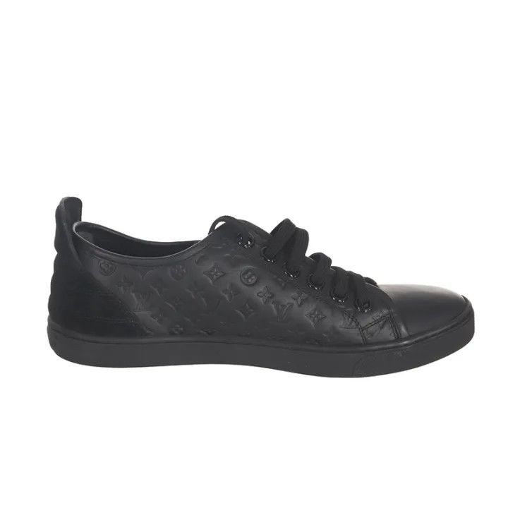 Louis Vuitton Louis Vuitton Casual Black Flat Sneakers -2508 Size US 6.5 / EU 39-40 - 2 Thumbnail
