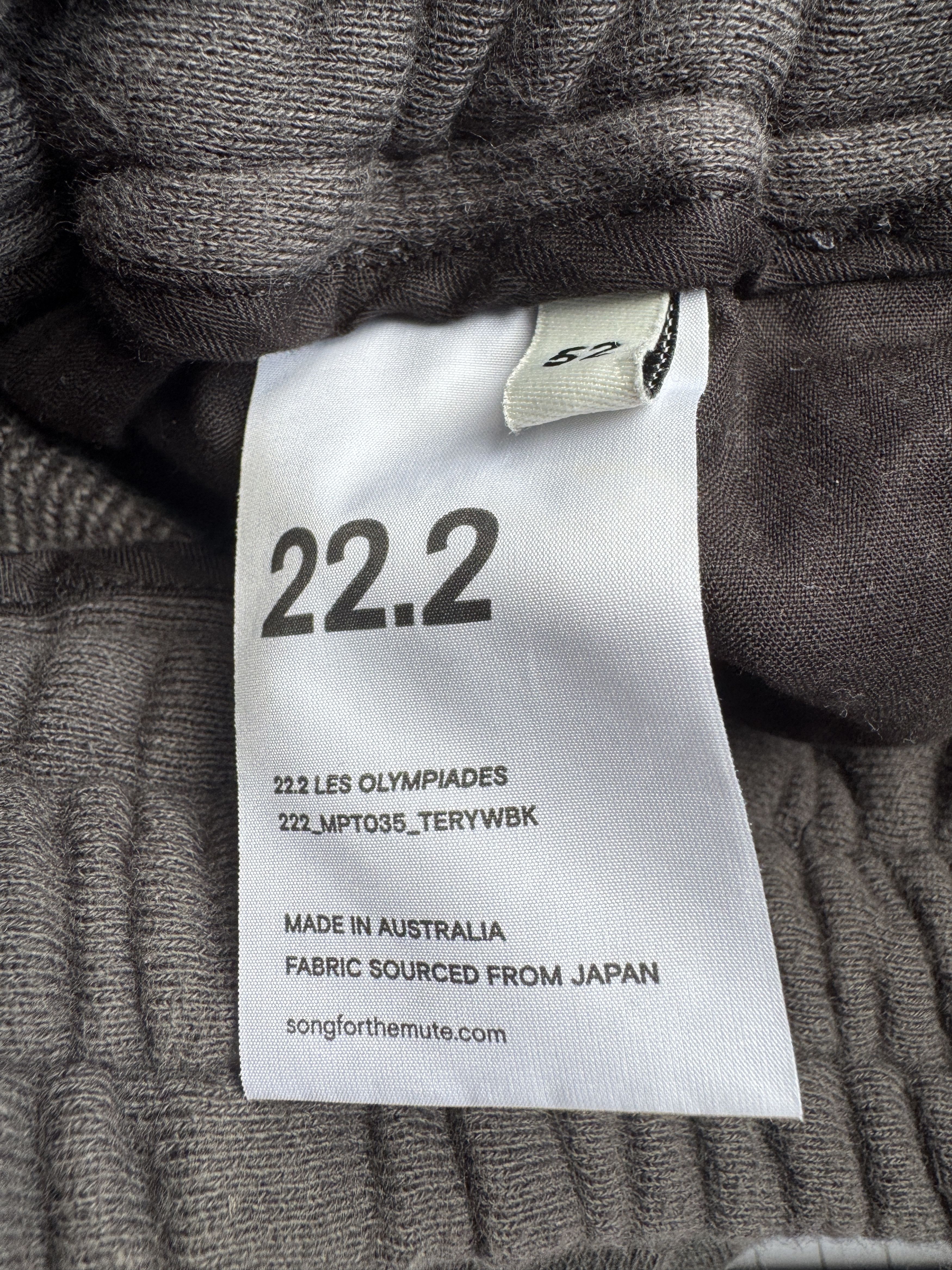 Song For The Mute SONG FOR THE MUTE Gray Paneled Lounge Pants Size US 36 / EU 52 - 11 Thumbnail
