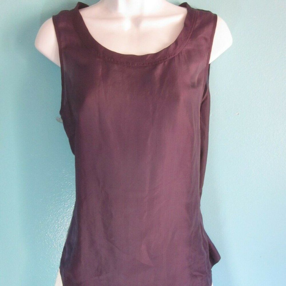 DKNY DKNY Purple Silk Tank Size 8 Lightweight Size M / US 6-8 / IT 42-44 - 1 Thumbnail