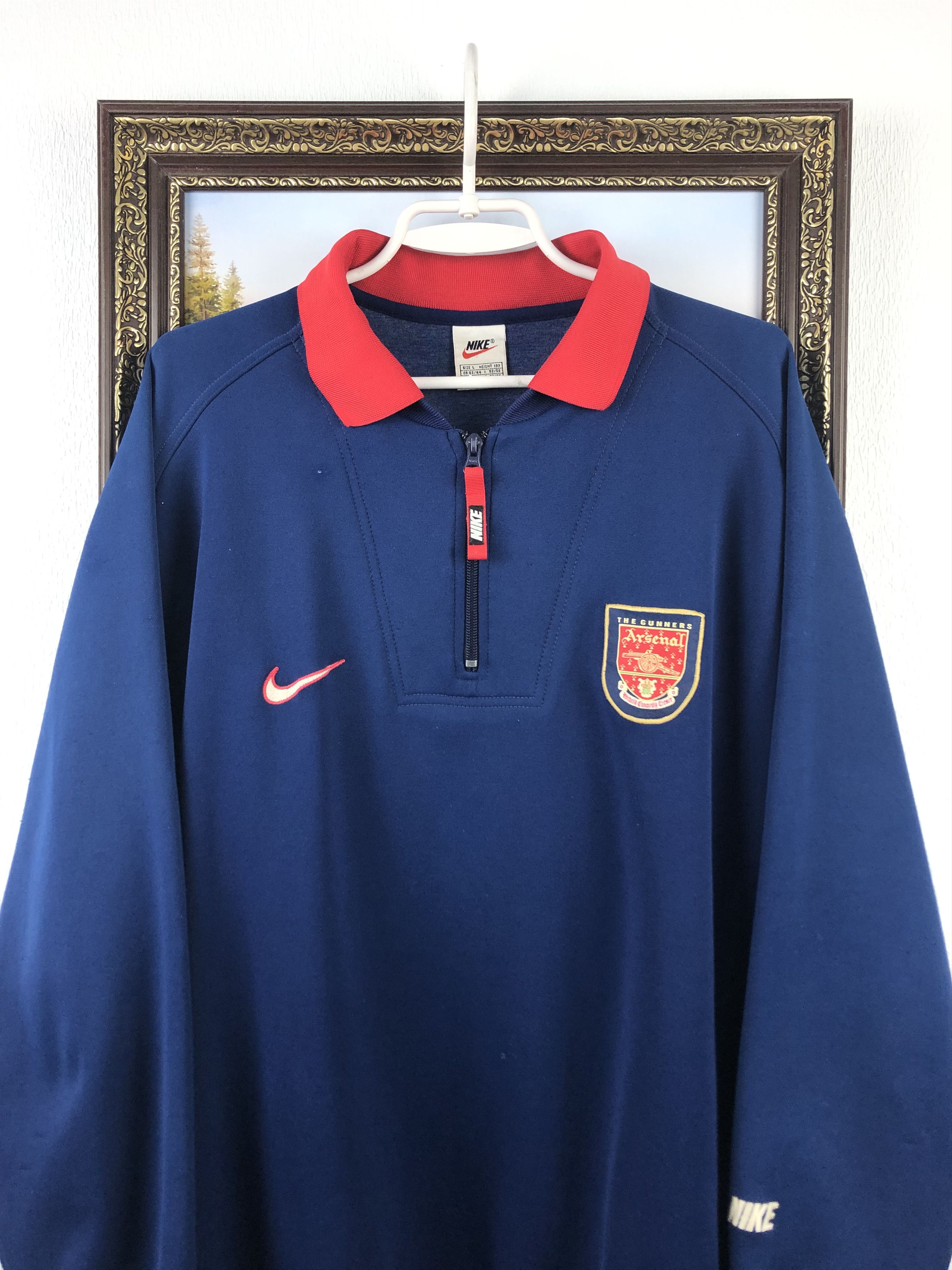 Nike Vintage Nike FC Arsenal Soccer Sweatshirt Football Jacket Size US L / EU 52-54 / 3 - 2 Thumbnail