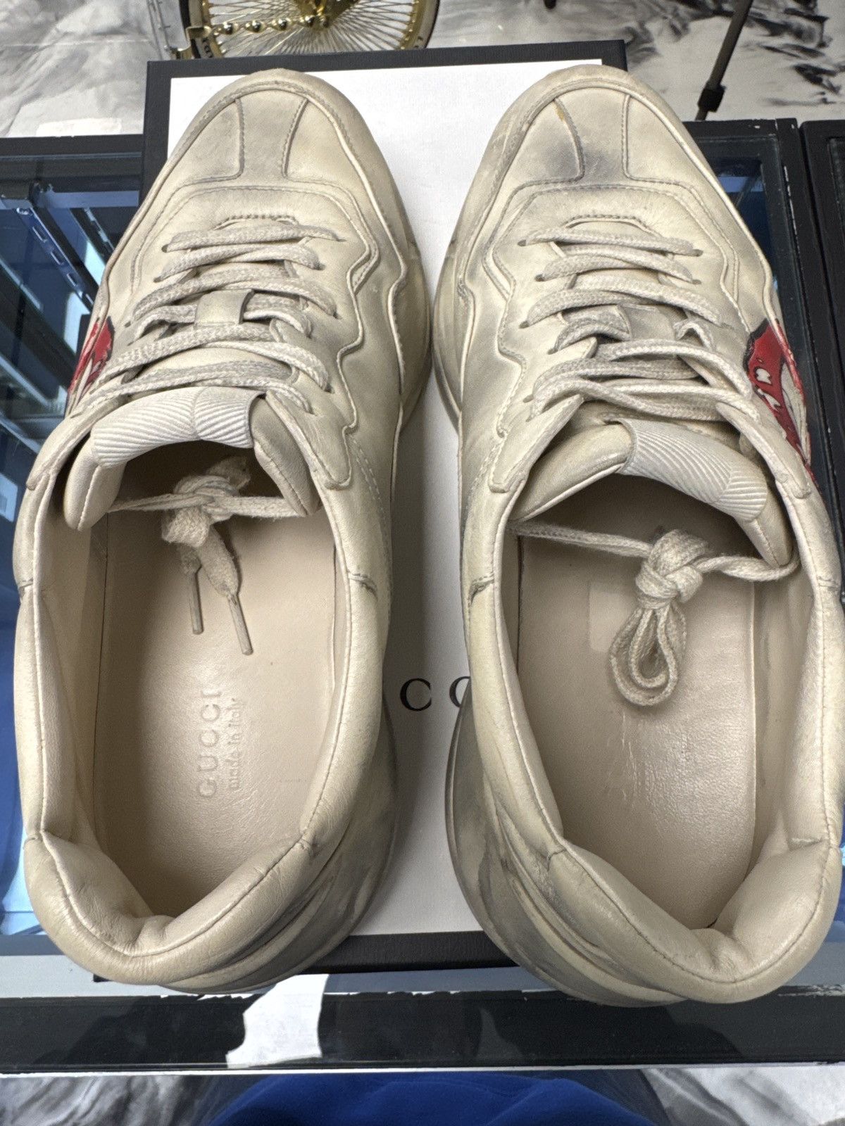 Gucci GUCCI RHYTON MOUTH PRE DISTRESSED Size US 9 / EU 42 - 10 Thumbnail