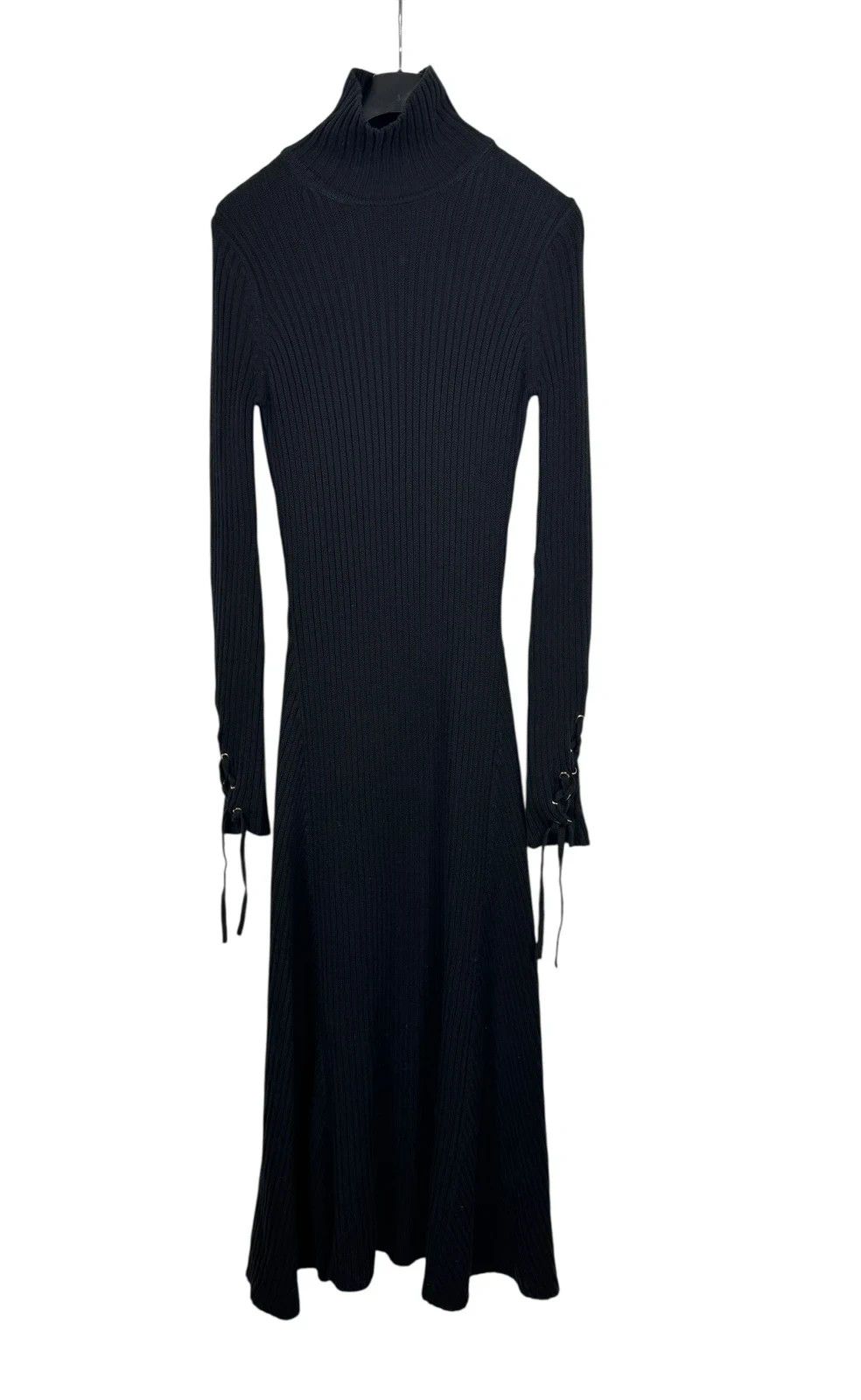 Maje Maje Maxi Dress Knit Turtleneck Wool Blend size 3 Size M / US 6-8 / IT 42-44 - 9 Thumbnail