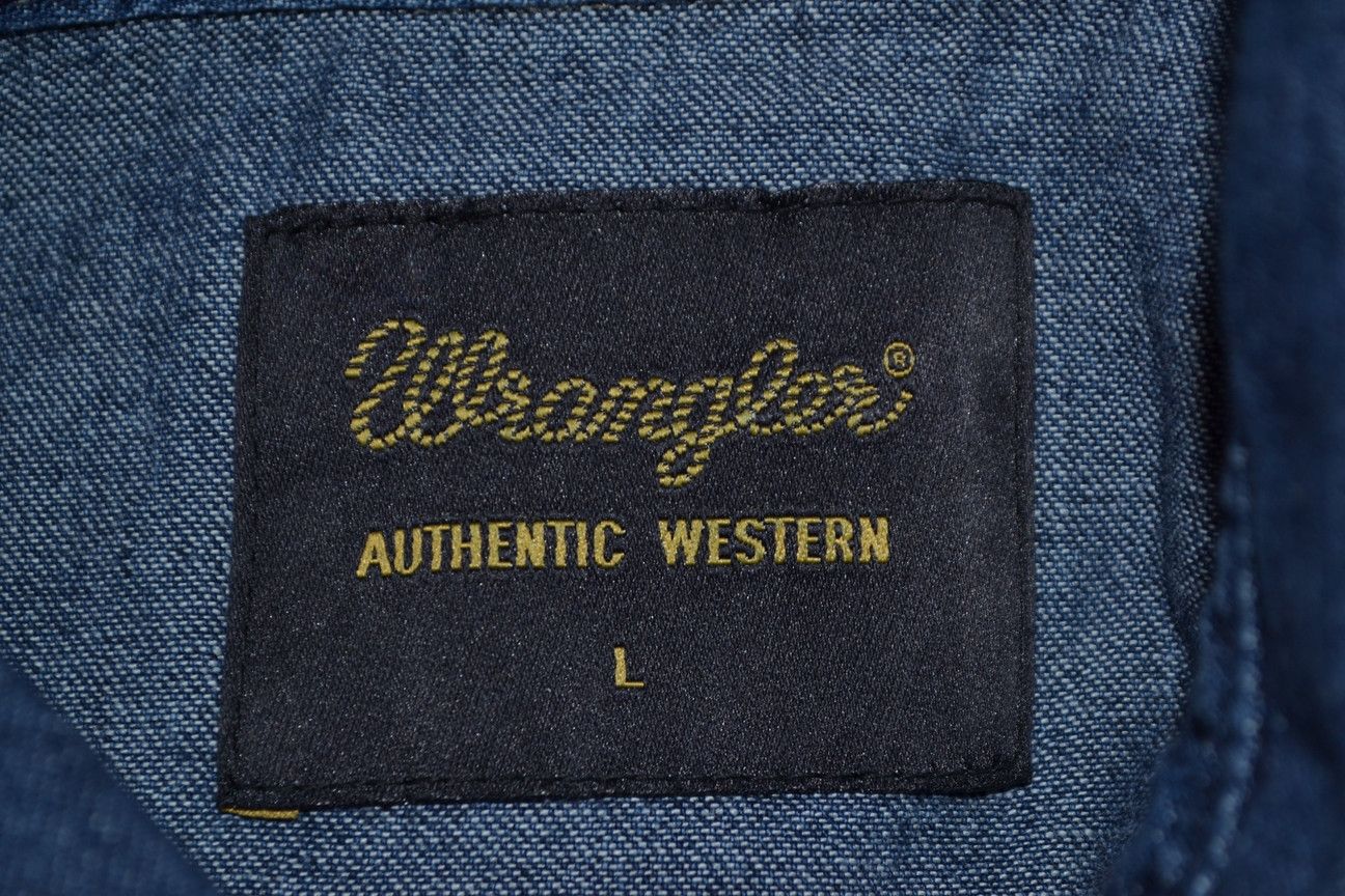 Band Tees × Vintage × Wrangler The Doors Wrangler Denim Shirt L Size US L / EU 52-54 / 3 - 8 Thumbnail