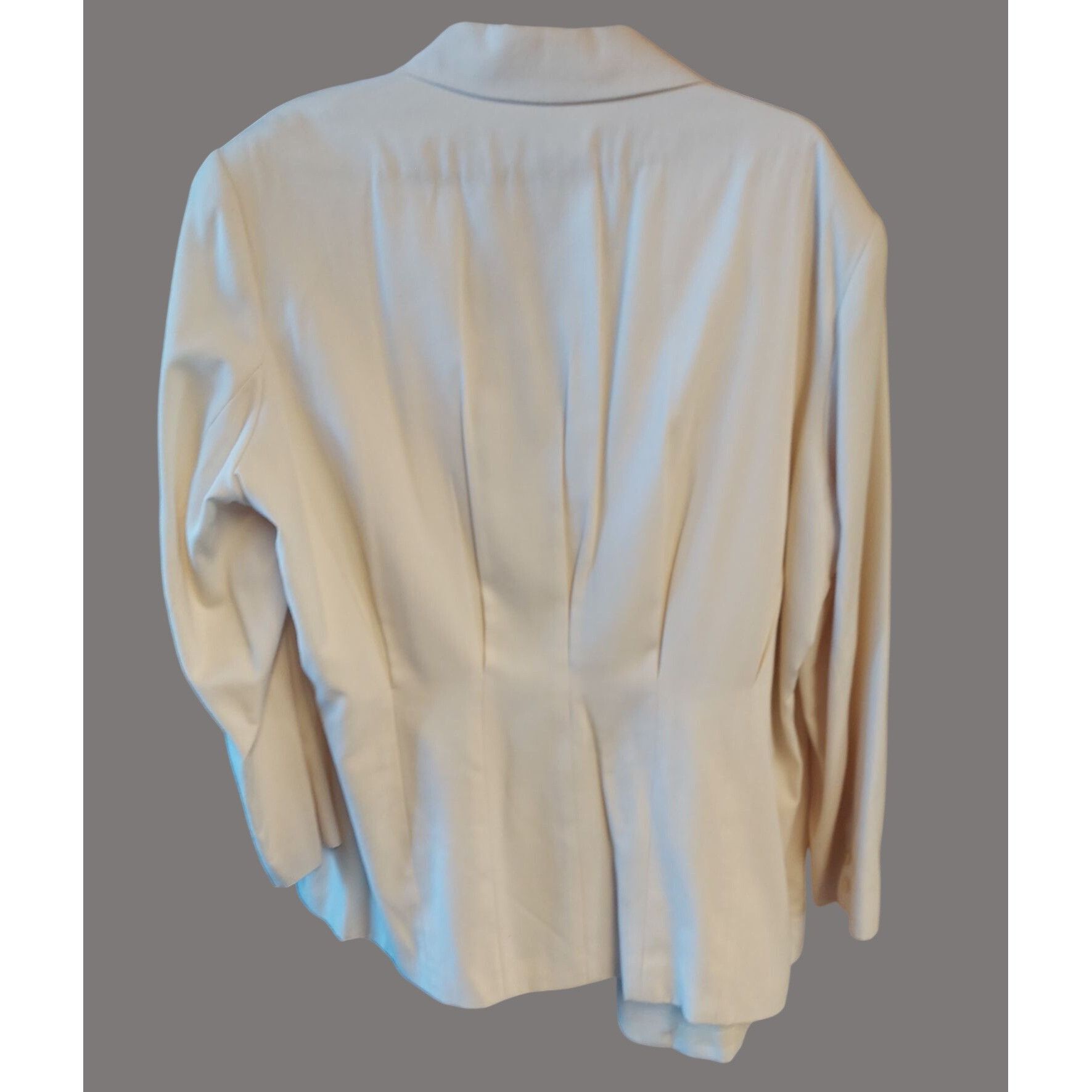 Other Womens Plus Size Business Casual Cream Blazer By Together Si Size 3XL / US 20-22 - 3 Thumbnail