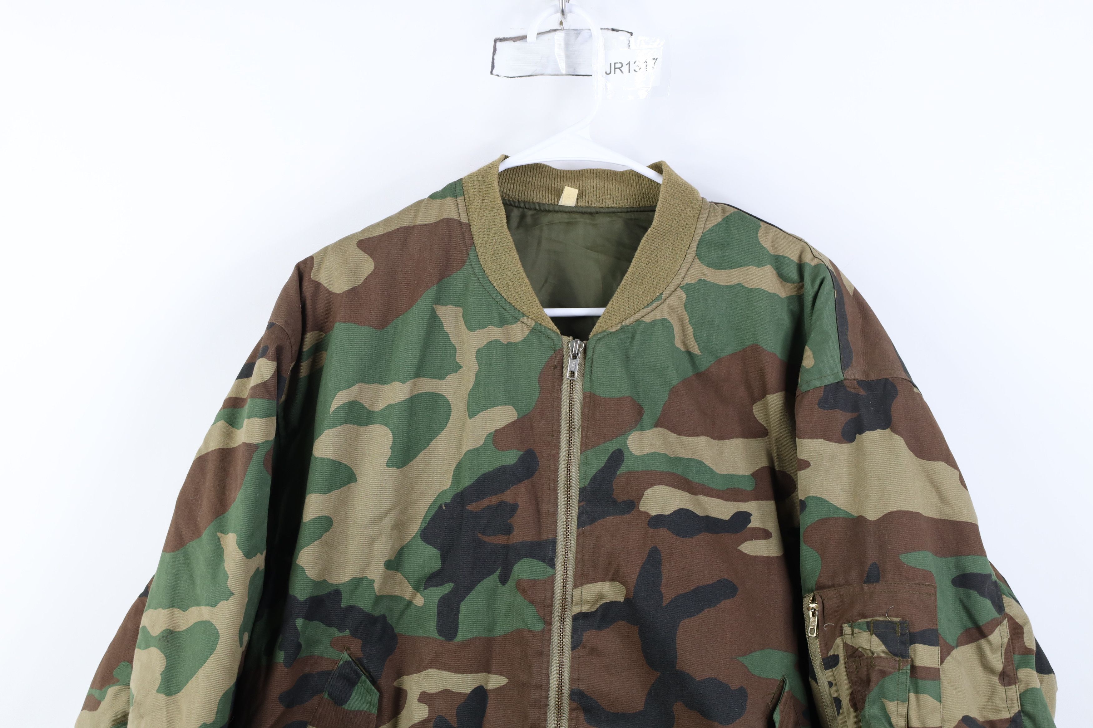 Vintage Vintage 90s Streetwear Reversible Camouflage Bomber Jacket Size US XXL / EU 58 / 5 - 2 Thumbnail