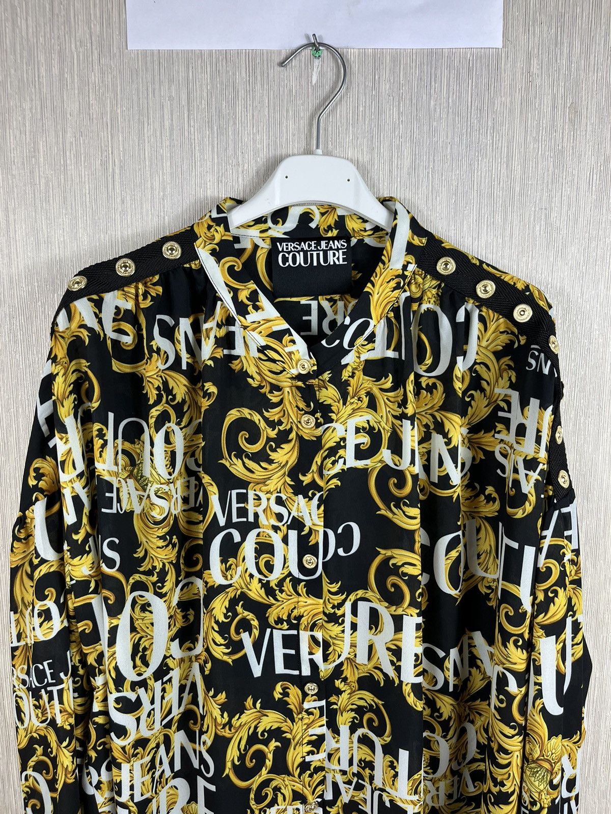 Versace × Versace Jeans Couture Versace Jeans Couture full print shirt gold details monogram Size US L / EU 52-54 / 3 - 5 Thumbnail