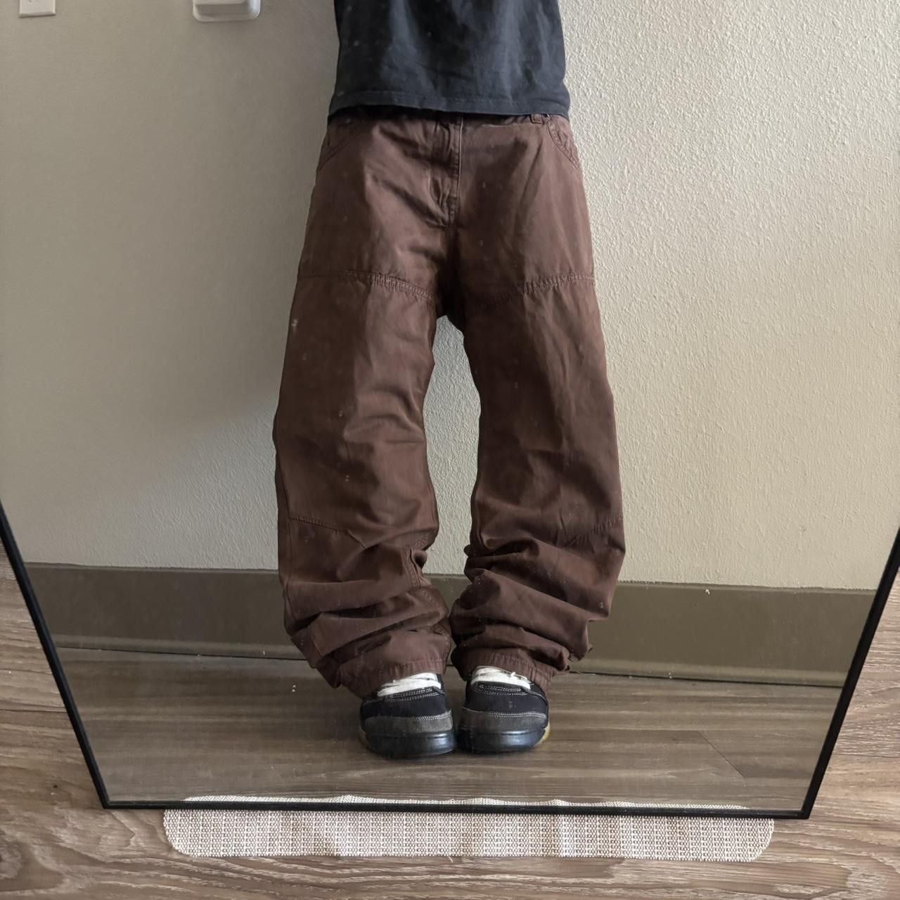 Japanese Brand Crazy Vintage Y2K/2000s Baggy Brown Skater Casual Pants! 36x31 Size US 36 / EU 52 - 1 Thumbnail