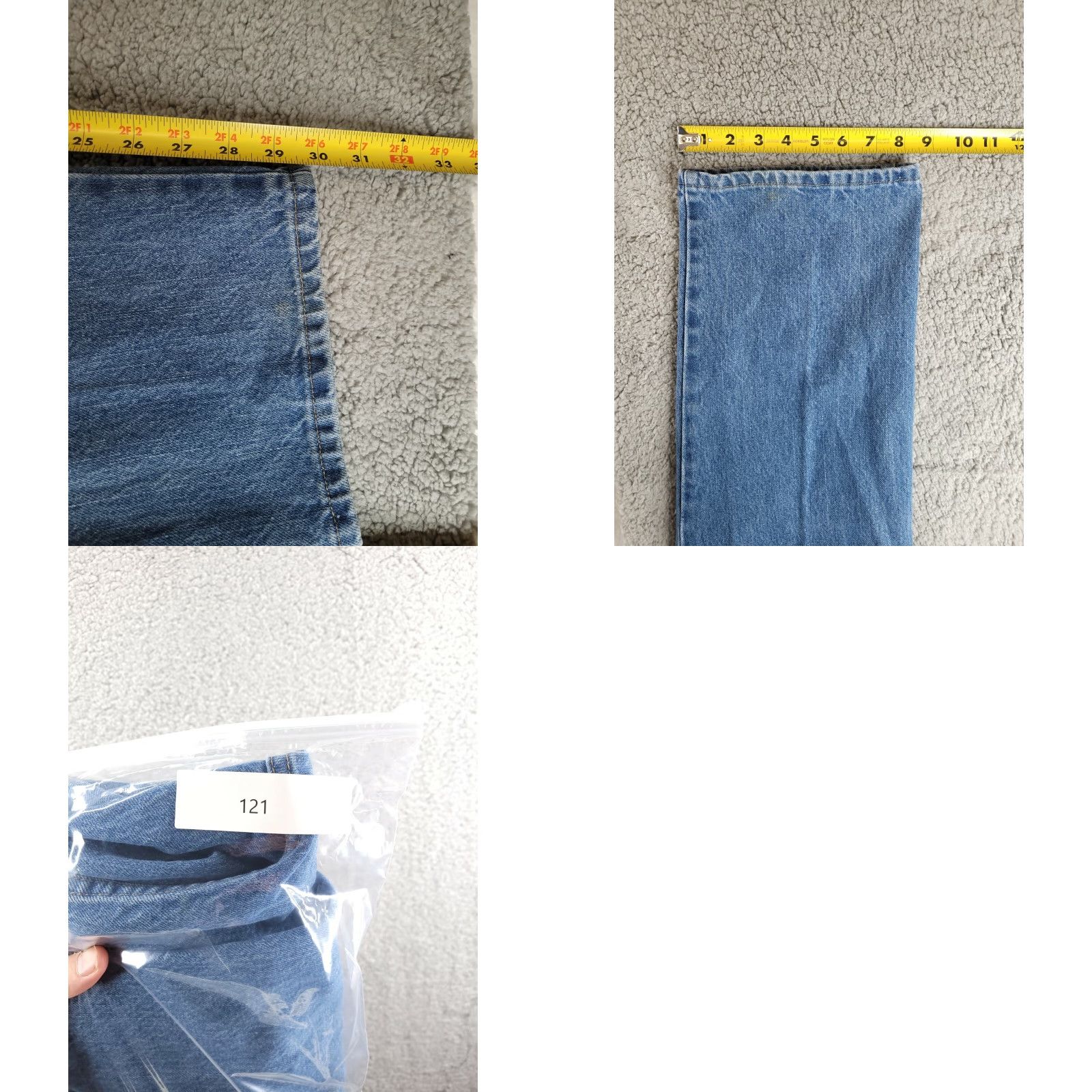 Wrangler Wrangler Jeans Men's 38x30 Blue Straight Denim Cotton Work Jeans Regular - Mens, Wrangler, Jeans, Blue, 38x30, Straight, Denim, Cotton Size US 38 / EU 54 - 8 Thumbnail