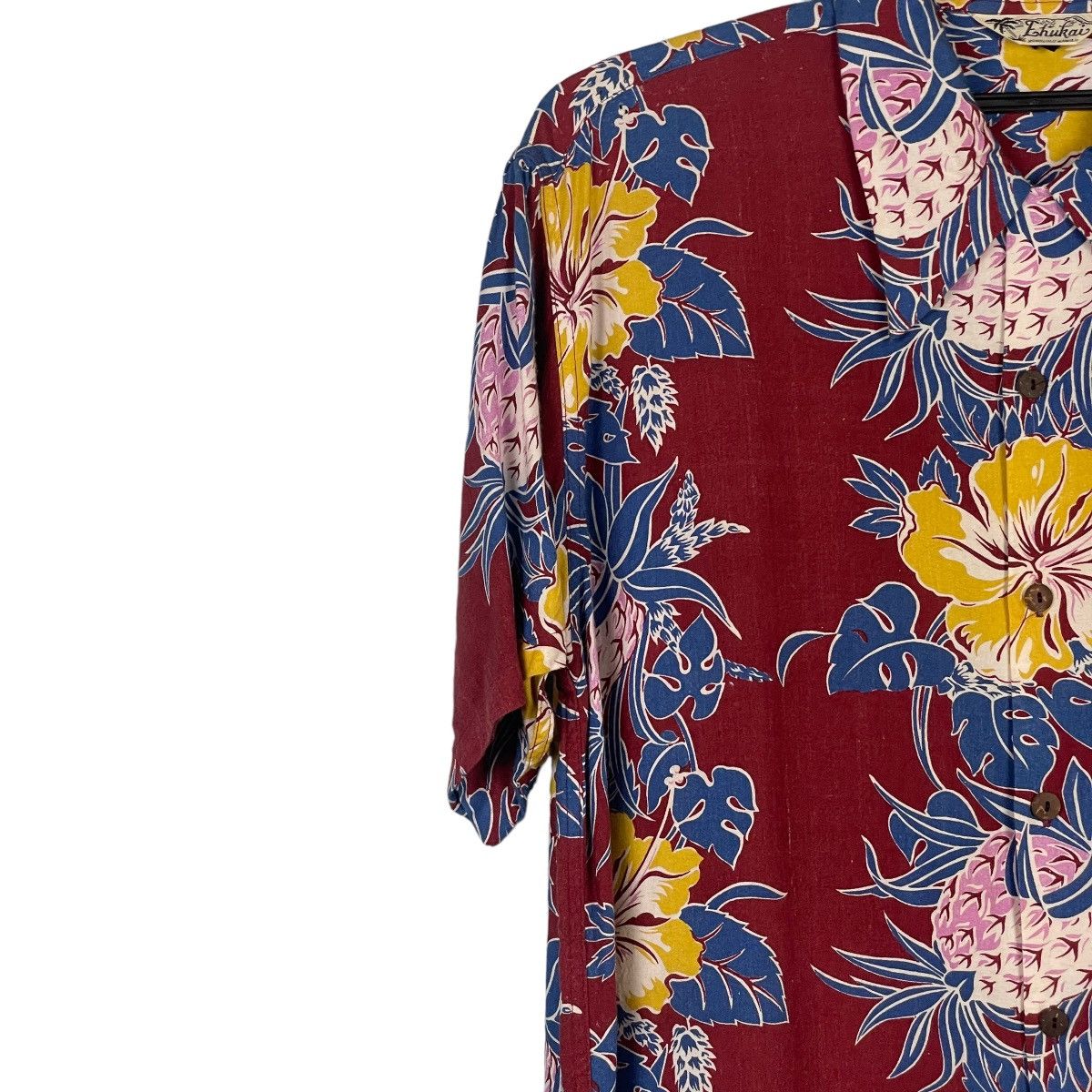 Vintage VTG Ehukai Hawaii Hibiscus Pineapple Shirt Size US L / EU 52-54 / 3 - 2 Thumbnail