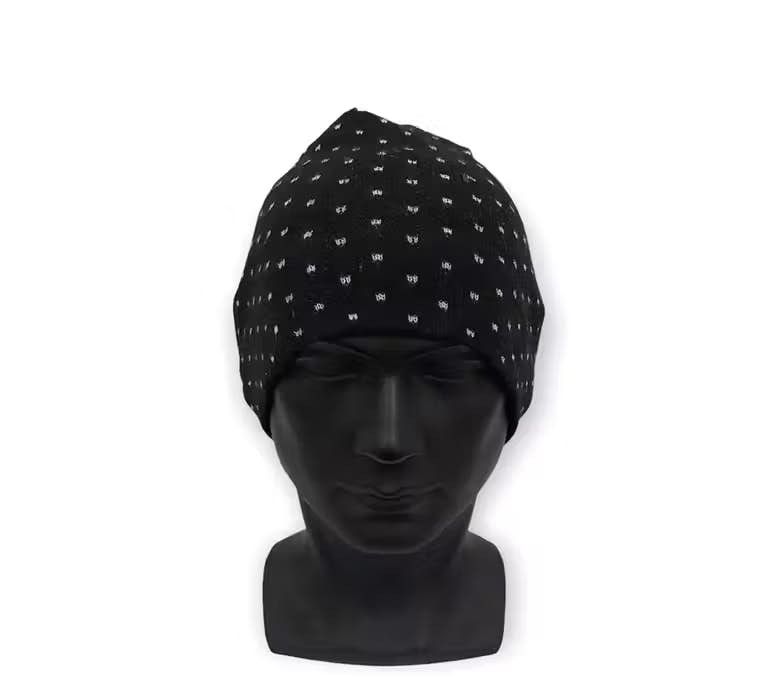 image of Anna Sui Full Print Beanie Hat, Men's