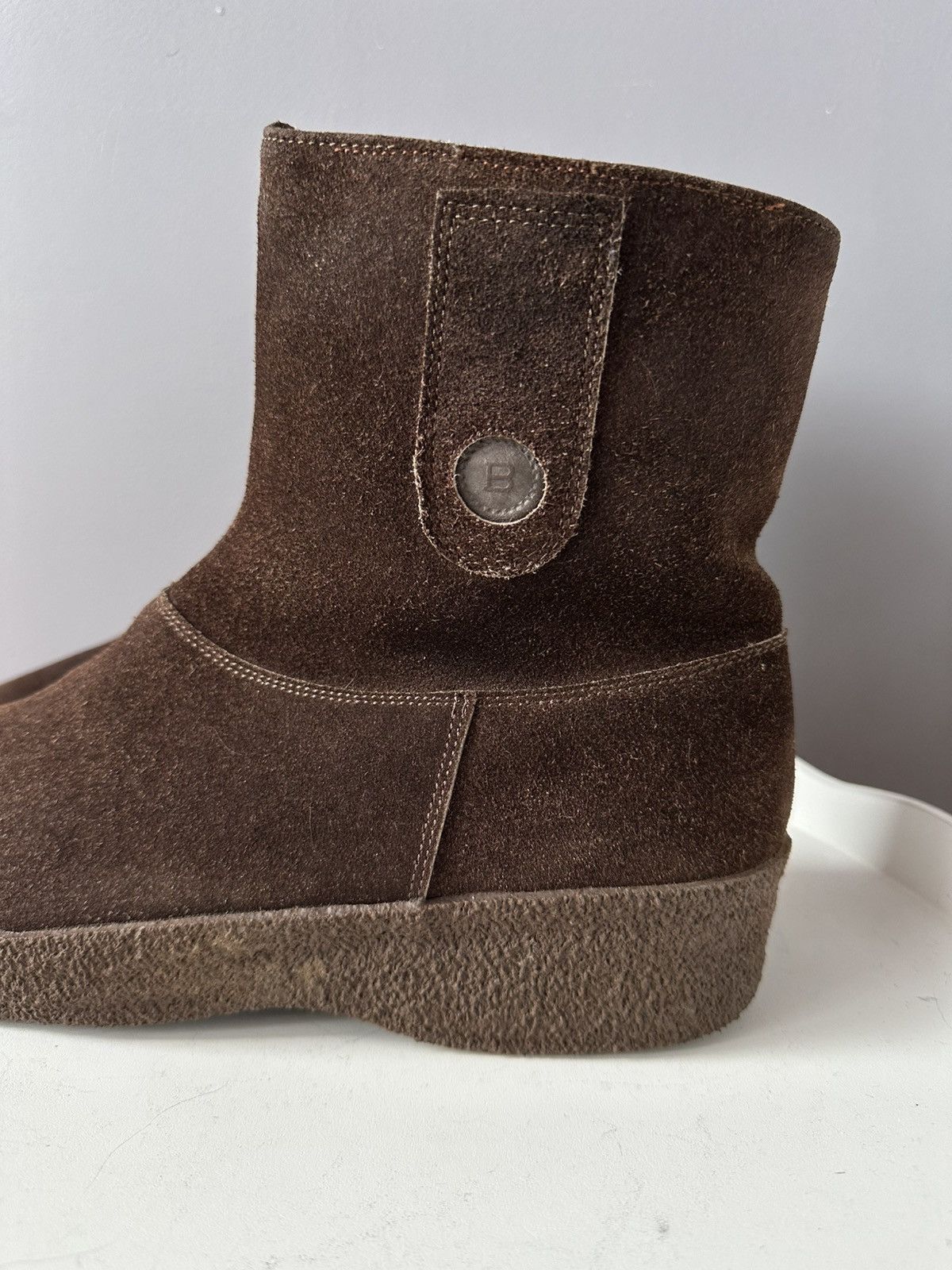 Bally Bally Suisse Shearling Fur Suede Brown Ankle boots shoes Size US 9 / EU 42 - 4 Thumbnail