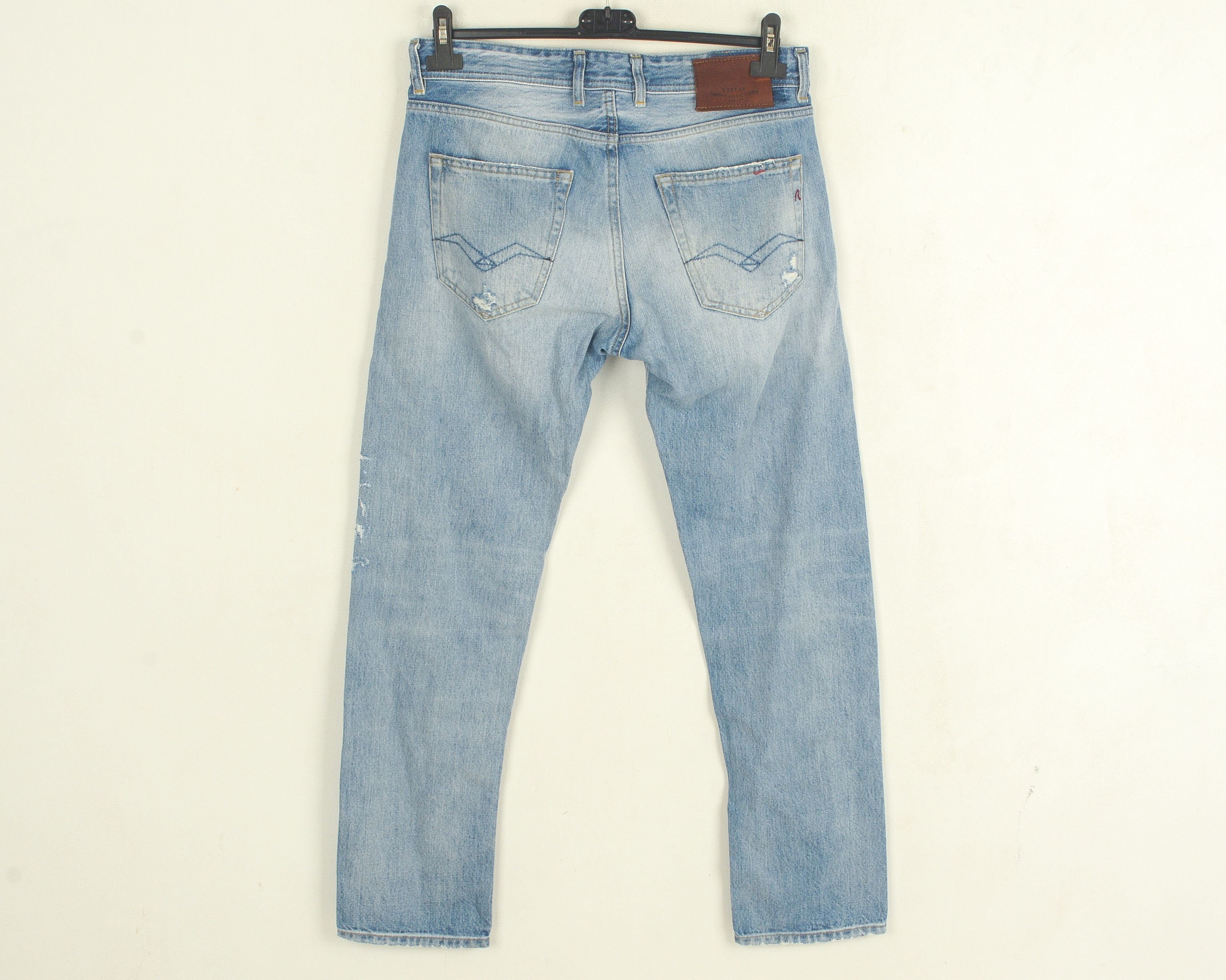 Replay Grover W30 L30 Regular Fit Straight Jeans Denim Pants Size US 30 / EU 46 - 5 Thumbnail