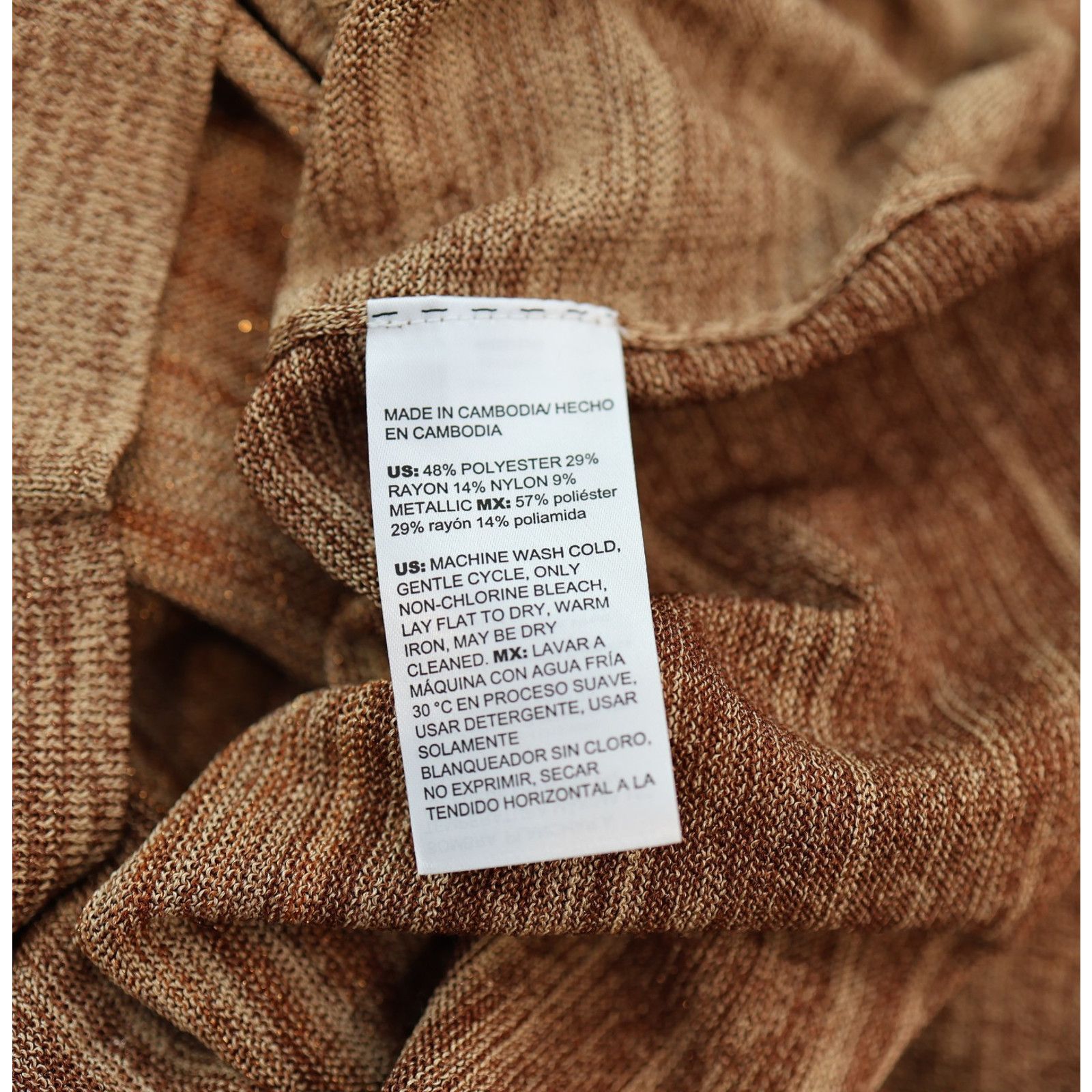 Chicos NWT CHICO'S Pleat Sleeve V-Neck Pullover Sweater Size 3 / XL Size XL / US 12-14 / IT 48-50 - 6 Thumbnail