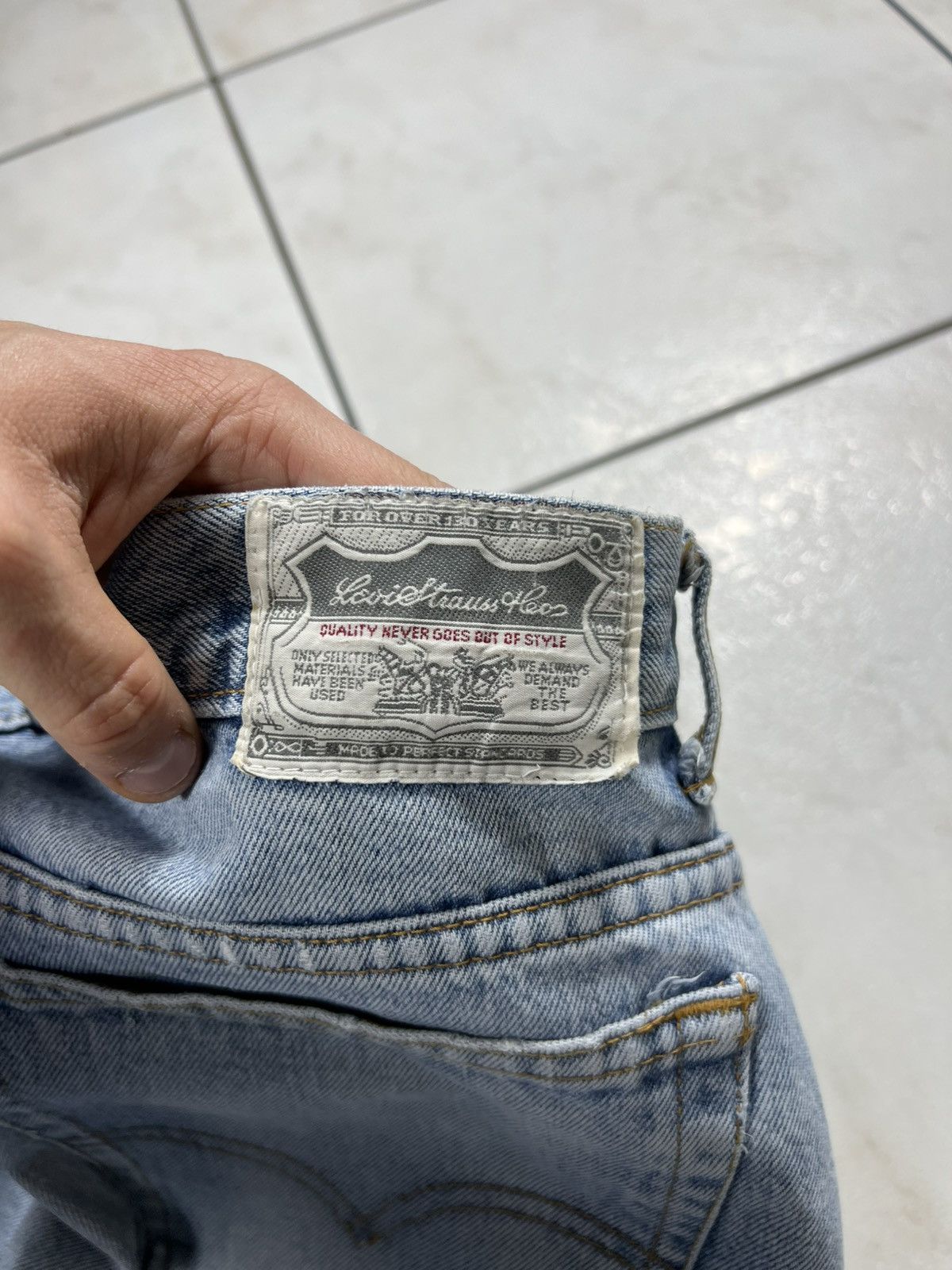 Levi's Vintage 90s Levi’s washed casual jeans y2k silver tab pants Size US 32 / EU 48 - 15 Thumbnail