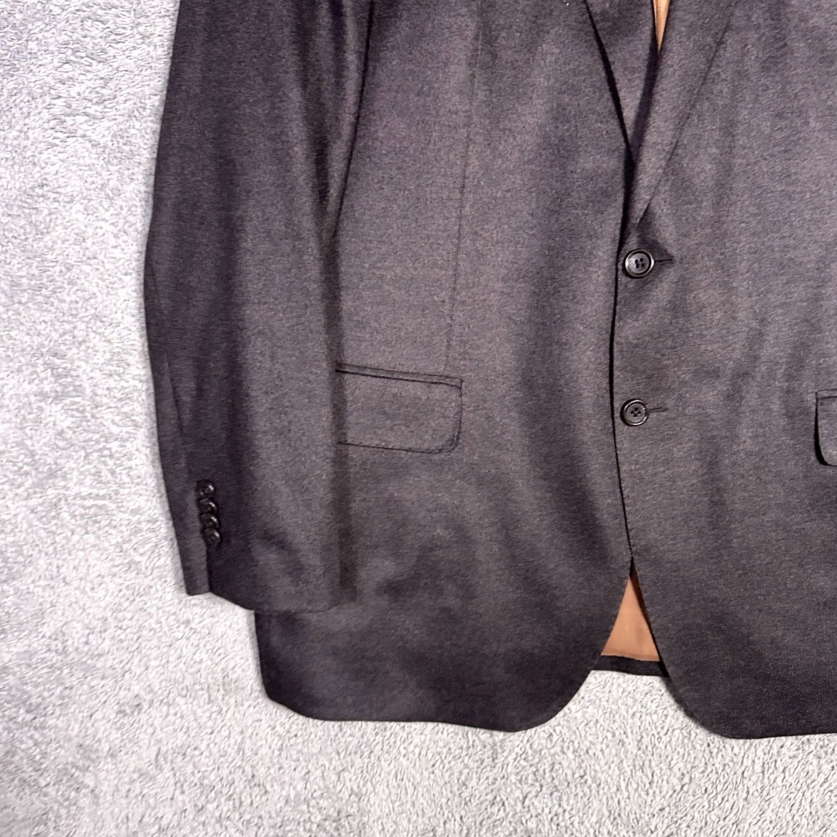 Vintage Versace Collection Blazer Mens 44R Paisley Cashmere Silk Notch Lapel Double-Vented Garden City USA Designer Jacket Blazer Jacket Coat Blazer Size 44R - 3 Thumbnail