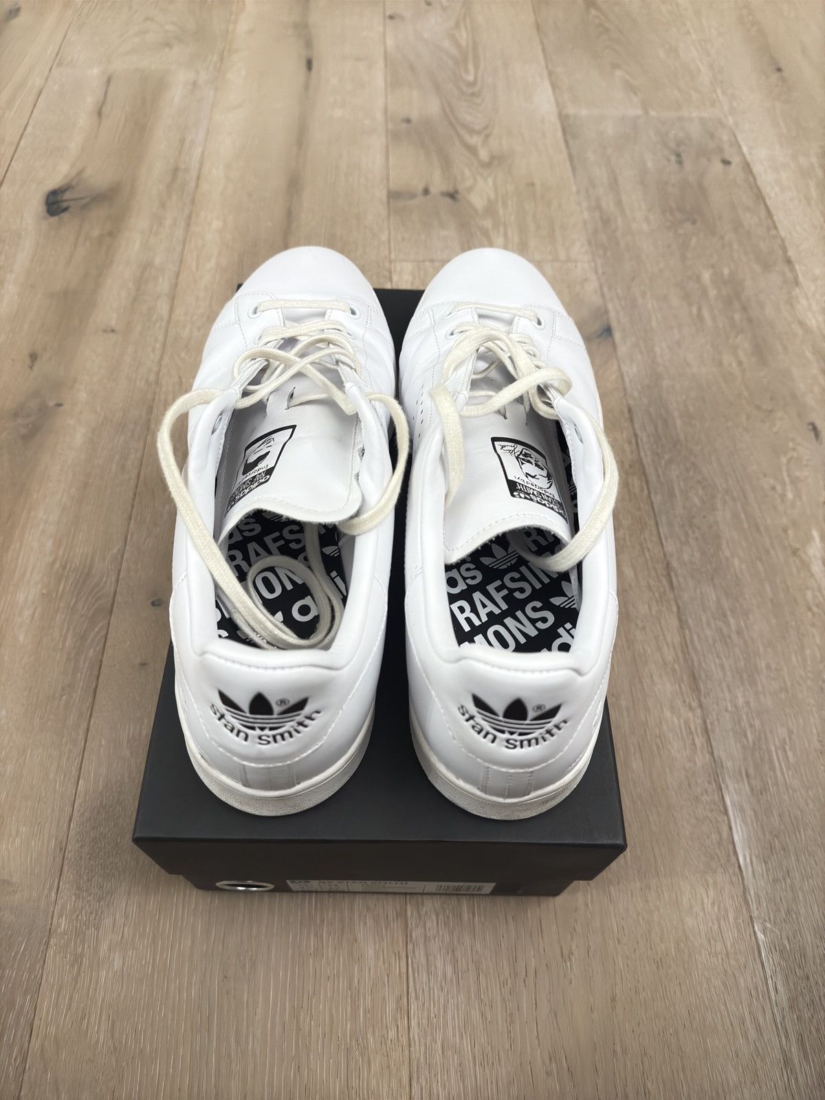Adidas × Raf Simons Raf Simons Adidas RF Stan Smith White Size US 12.5 / EU 45-46 - 6 Thumbnail