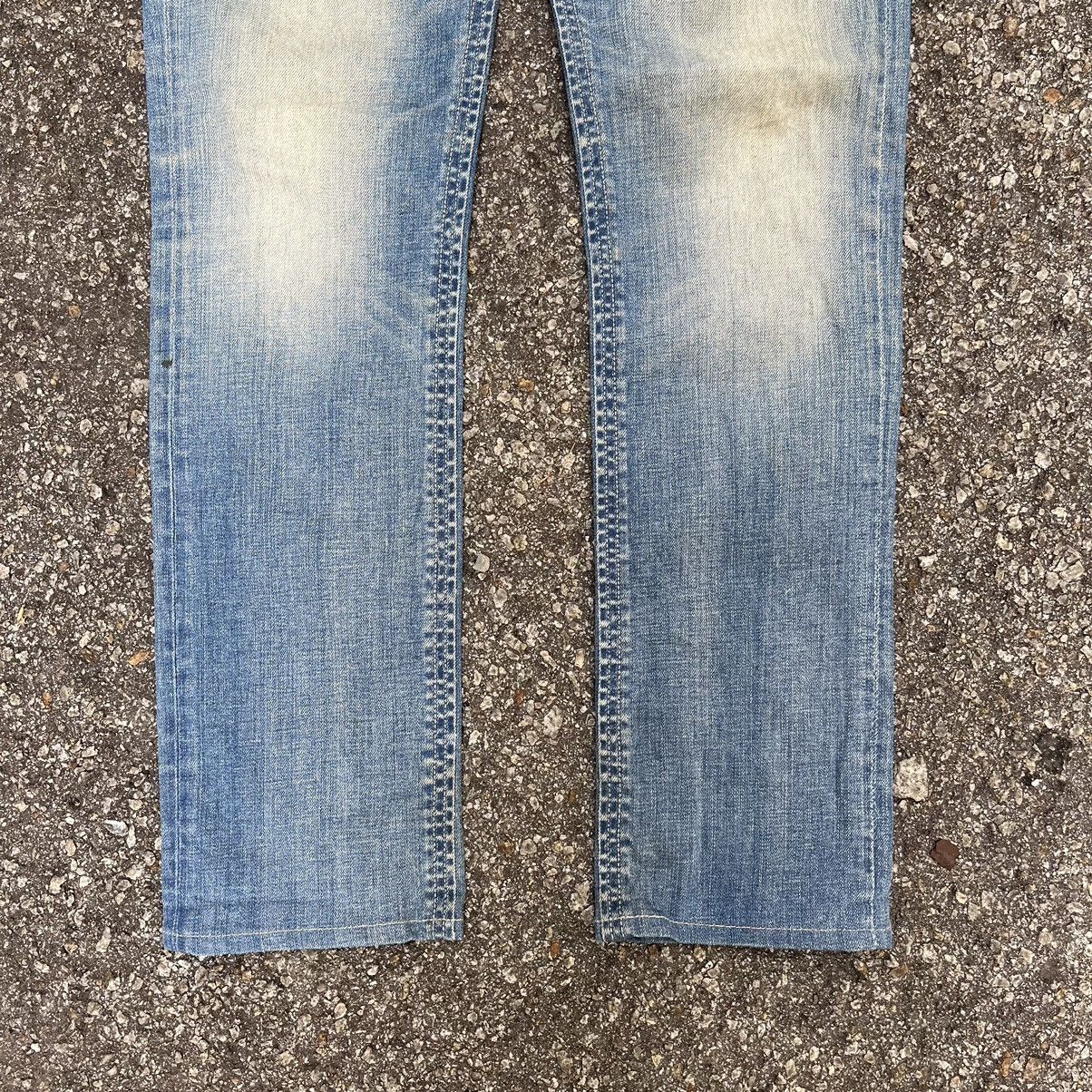 Diesel Diesel Thavar Washed Blue Denim Slim Skinny Jeans Low Rise Size US 31 - 2 Thumbnail