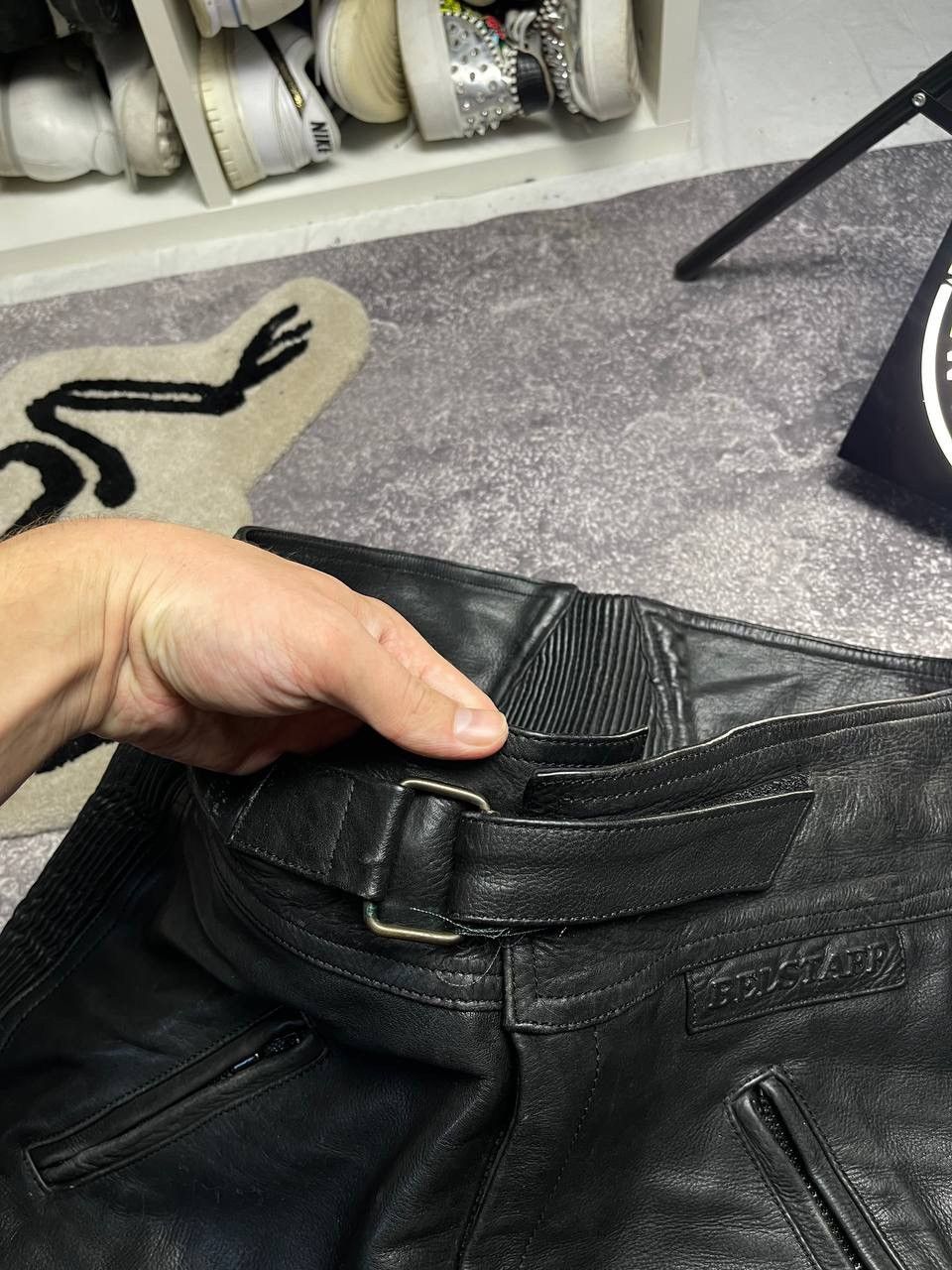 Belstaff Vintage Belstaff Y2K 90's Racing Genuine Leather Pants Size US 32 / EU 48 - 4 Thumbnail