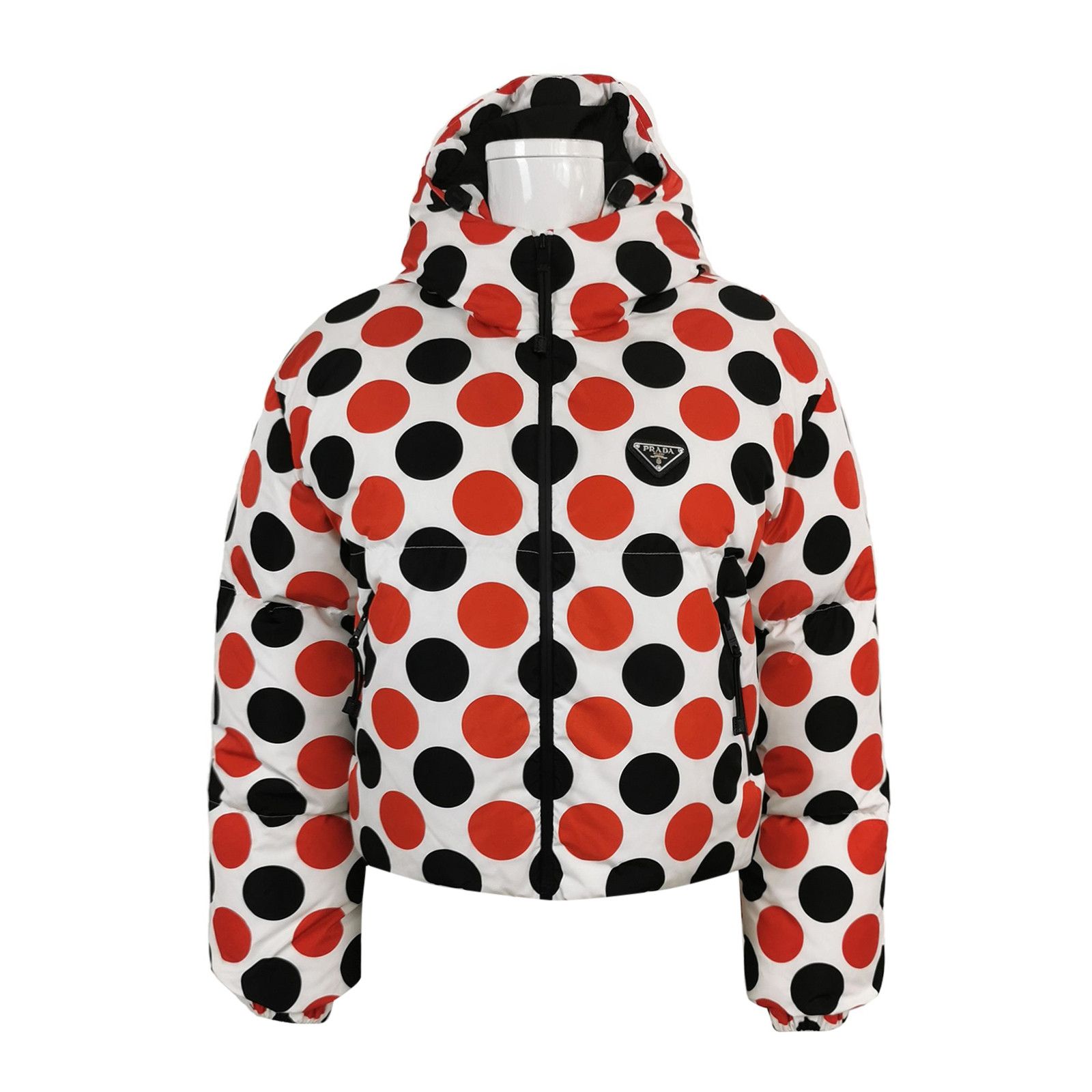 Prada Prada Polka Dot Down Jacket Size XS Size XS / US 0-2 / IT 36-38 - 1 Thumbnail