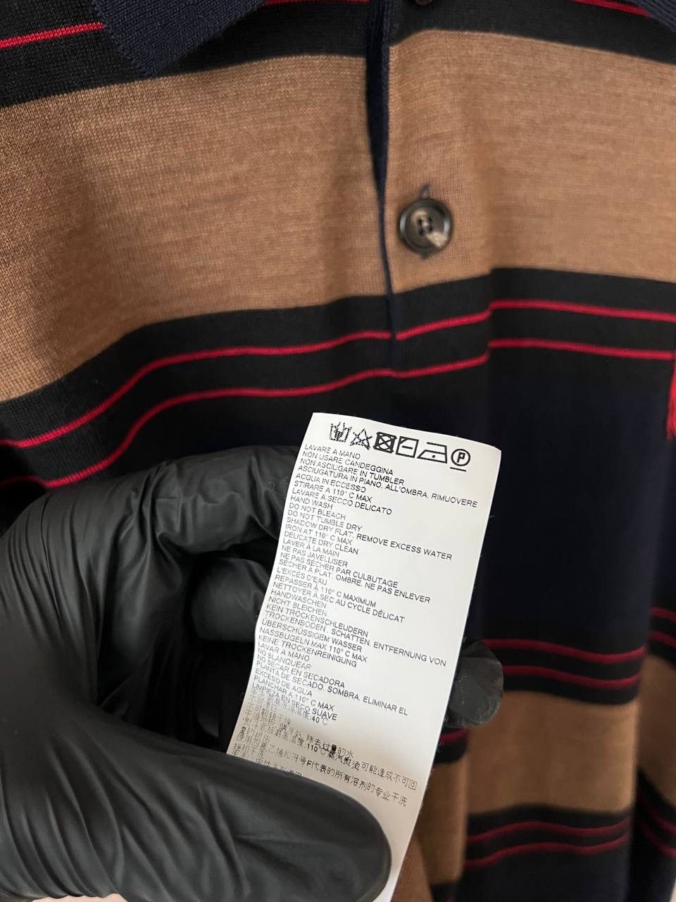 Marni Marni Wool Striped Polo Shirt Womens Size 48 Short Sleeve Size M / US 6-8 / IT 42-44 - 12 Thumbnail
