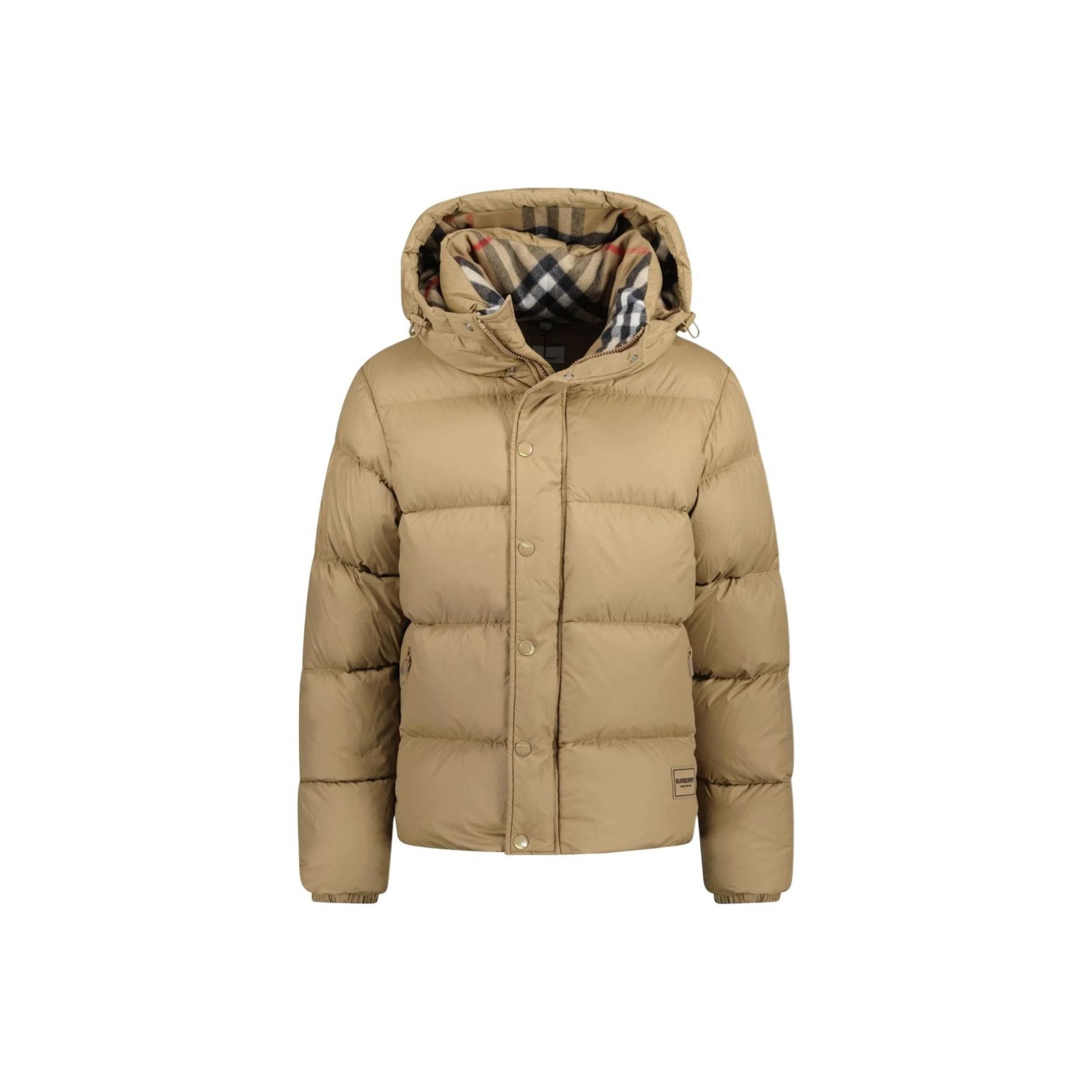 Burberry Burberry Check Hood Puffer Jacket Size L Size US L / EU 52-54 / 3 - 1 Thumbnail
