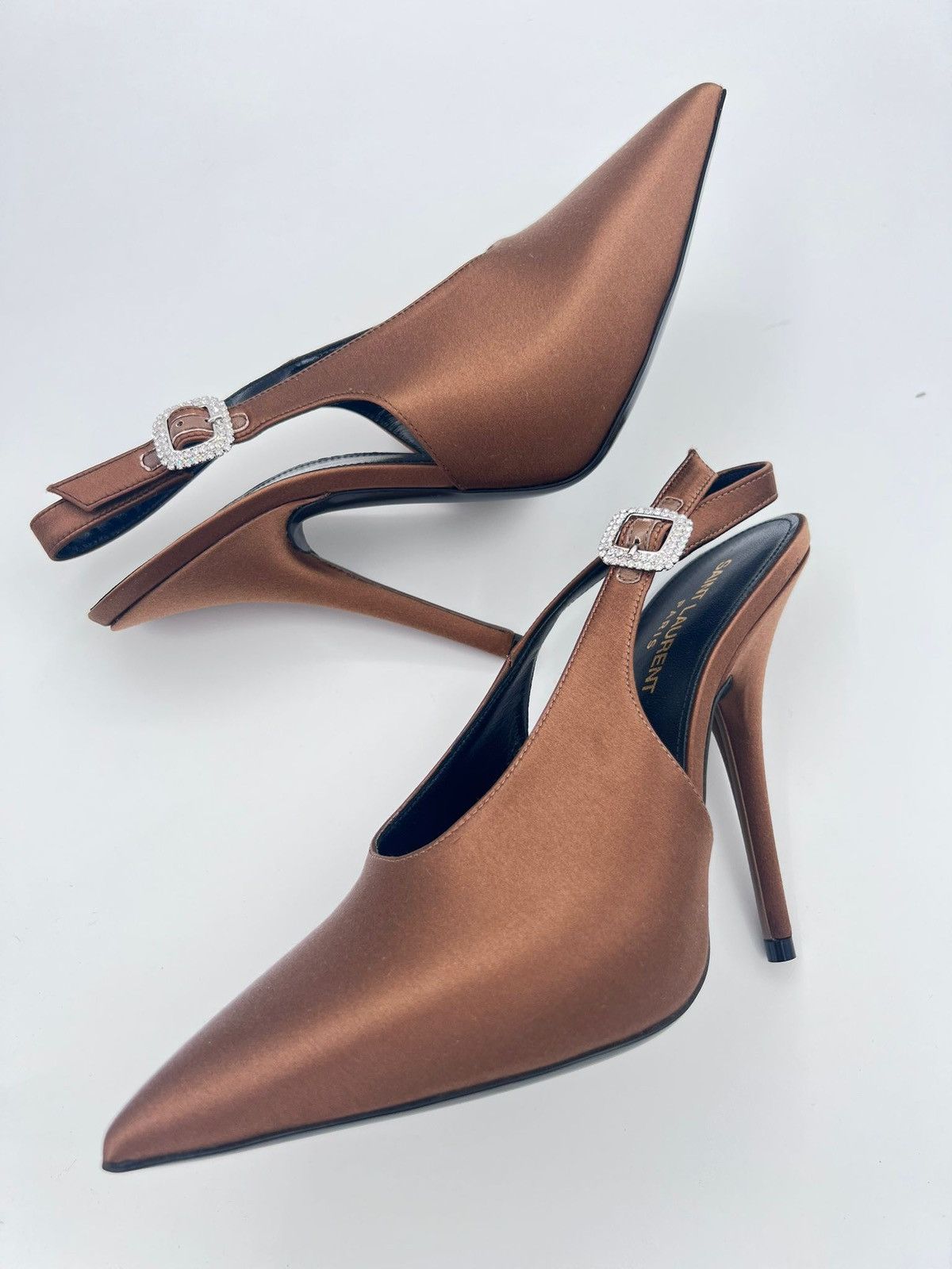 Saint Laurent Paris New Saint Laurent Yasmeen Pump Sandals IT 38/ US 8 Size US 8 / IT 38 - 9 Thumbnail