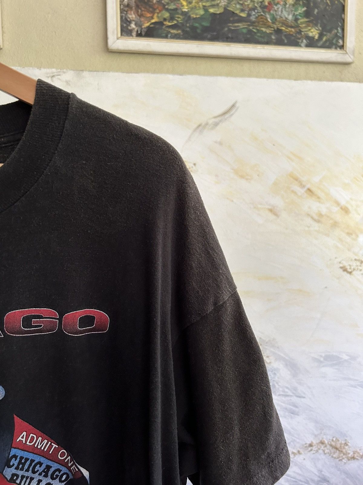 NBA Vintage Chicago Oversize Tshirt Size US XL / EU 56 / 4 - 12 Thumbnail
