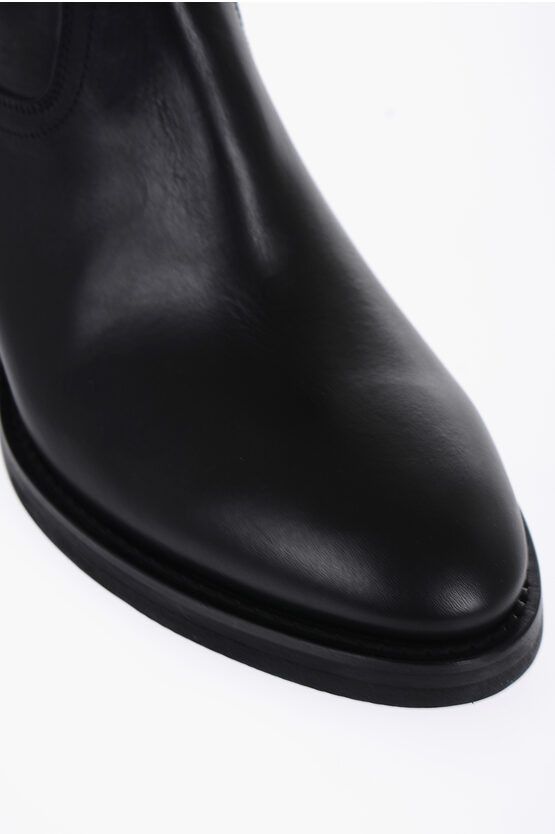 Maison Margiela o1y1124 Vintage Effect Leather Boots In Black Size US 8 / EU 41 - 4 Thumbnail