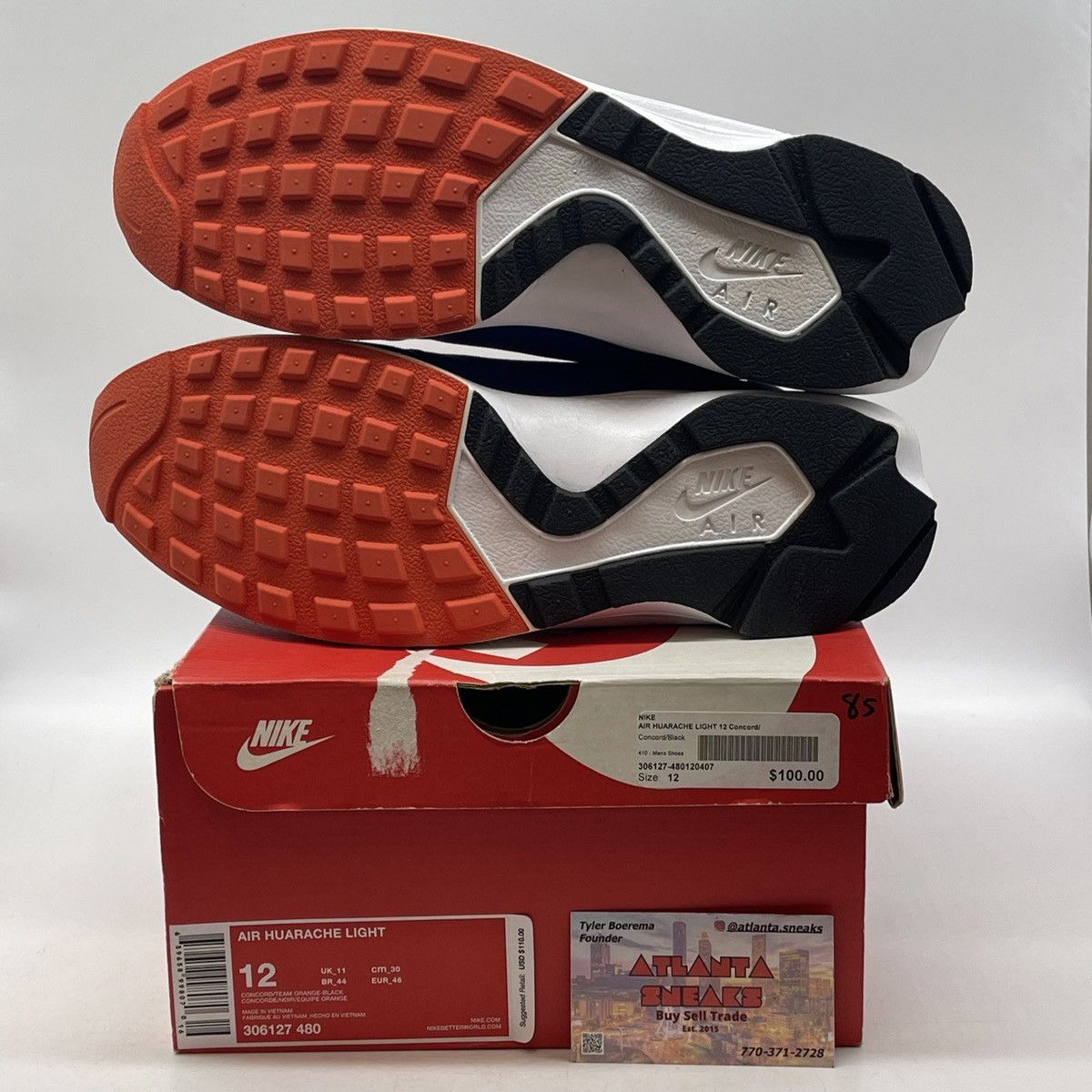 Nike Nike huarache light ultramarine Size US 12 / EU 45 - 7 Thumbnail