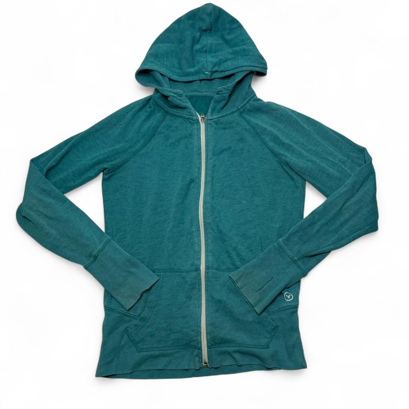 American Eagle Outfitters 2000s Teal Blue American Eagle Zip Super Comfy Hoodie Size M Size M / US 6-8 / IT 42-44 - 3 Thumbnail