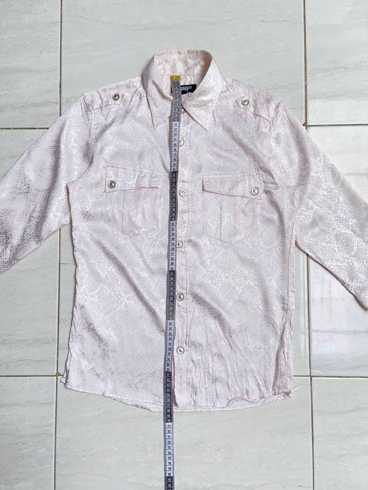 TORNADO MART Pink Patterned Shirt