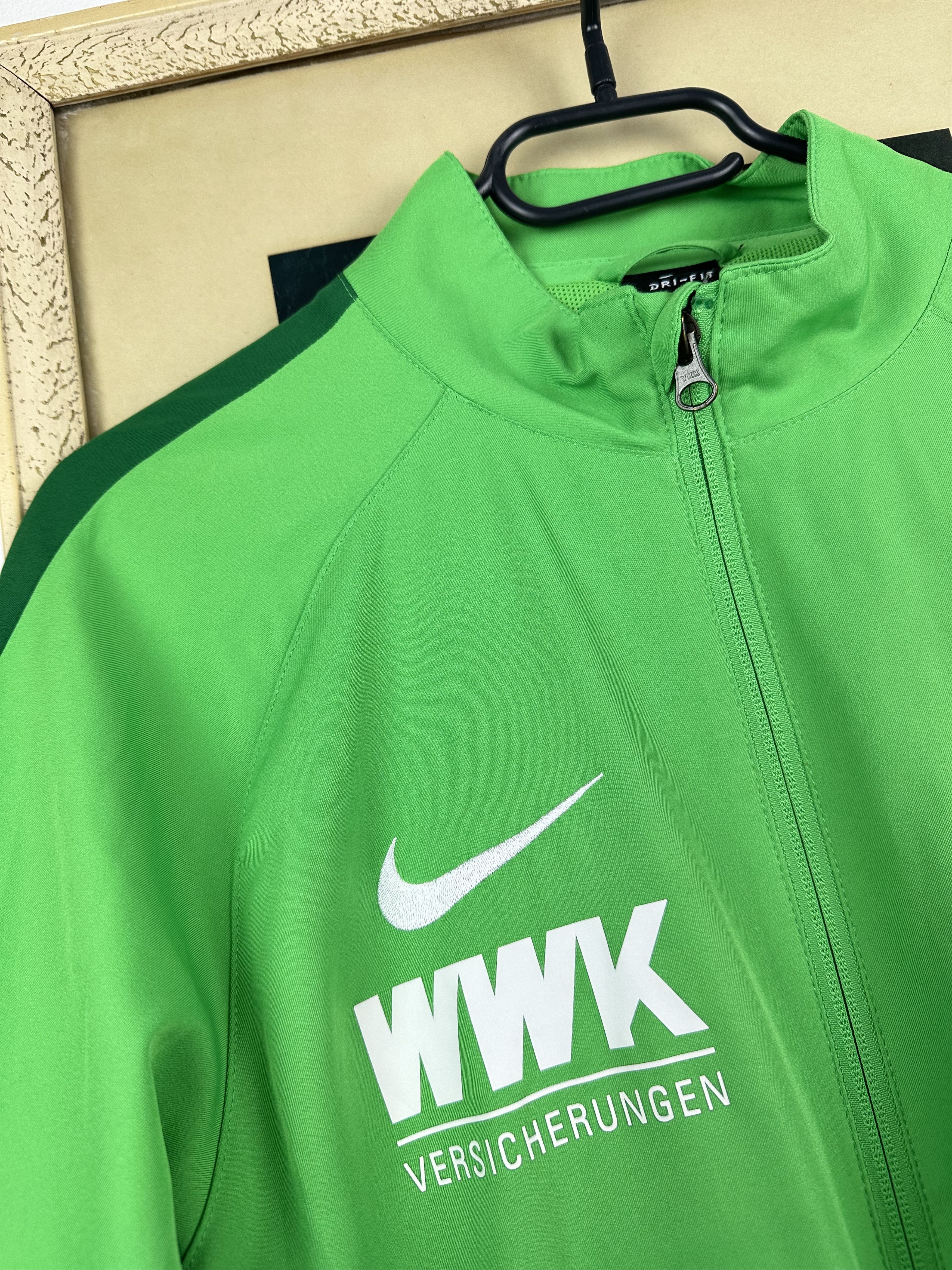 Nike Augsburg Nike Football Jacket Soccer Track Top Y2K Hype Size US M / EU 48-50 / 2 - 4 Thumbnail