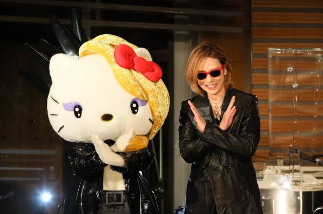Band Tees × Japanese Brand X Japan x Hello Kitty Yoshikitty Yoshiki Hayashi Hoodie Size US L / EU 52-54 / 3 - 2 Thumbnail