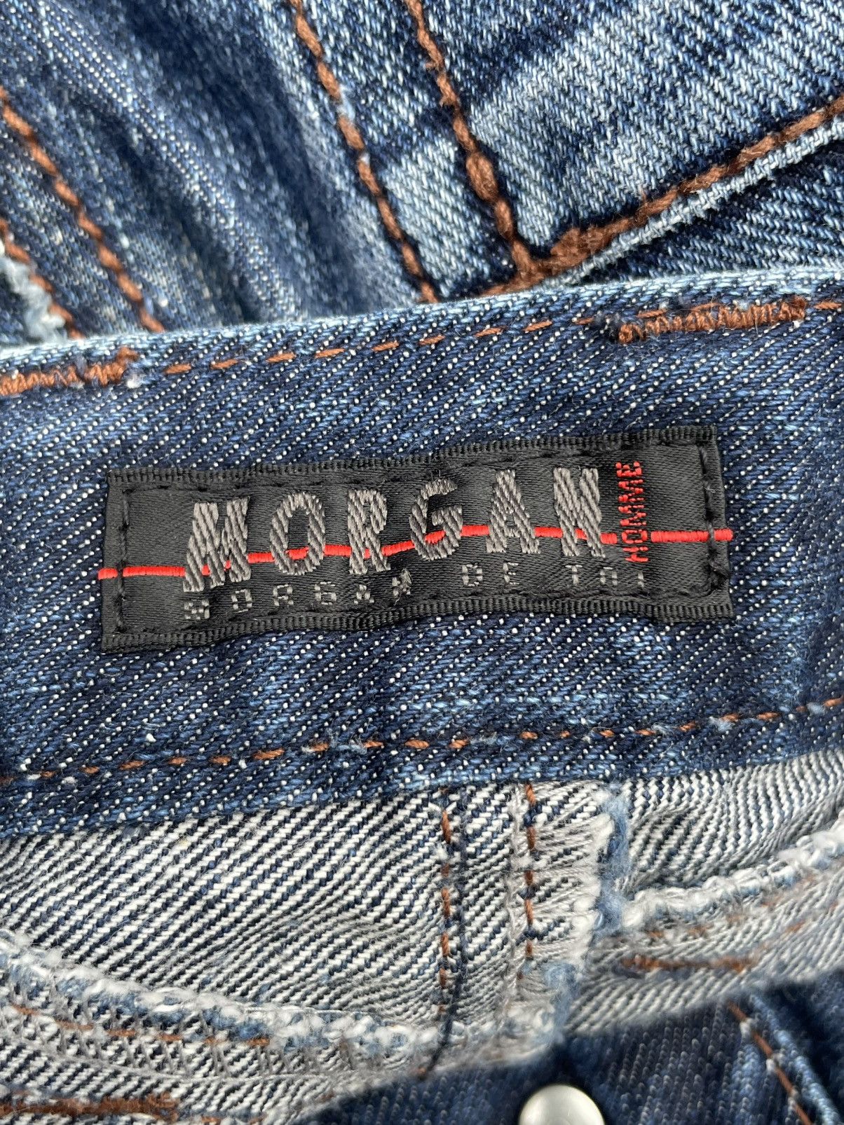 Japanese Brand × Morgan Homme Morgan are Toi Homme Flare Jeans Size US 31 - 19 Thumbnail