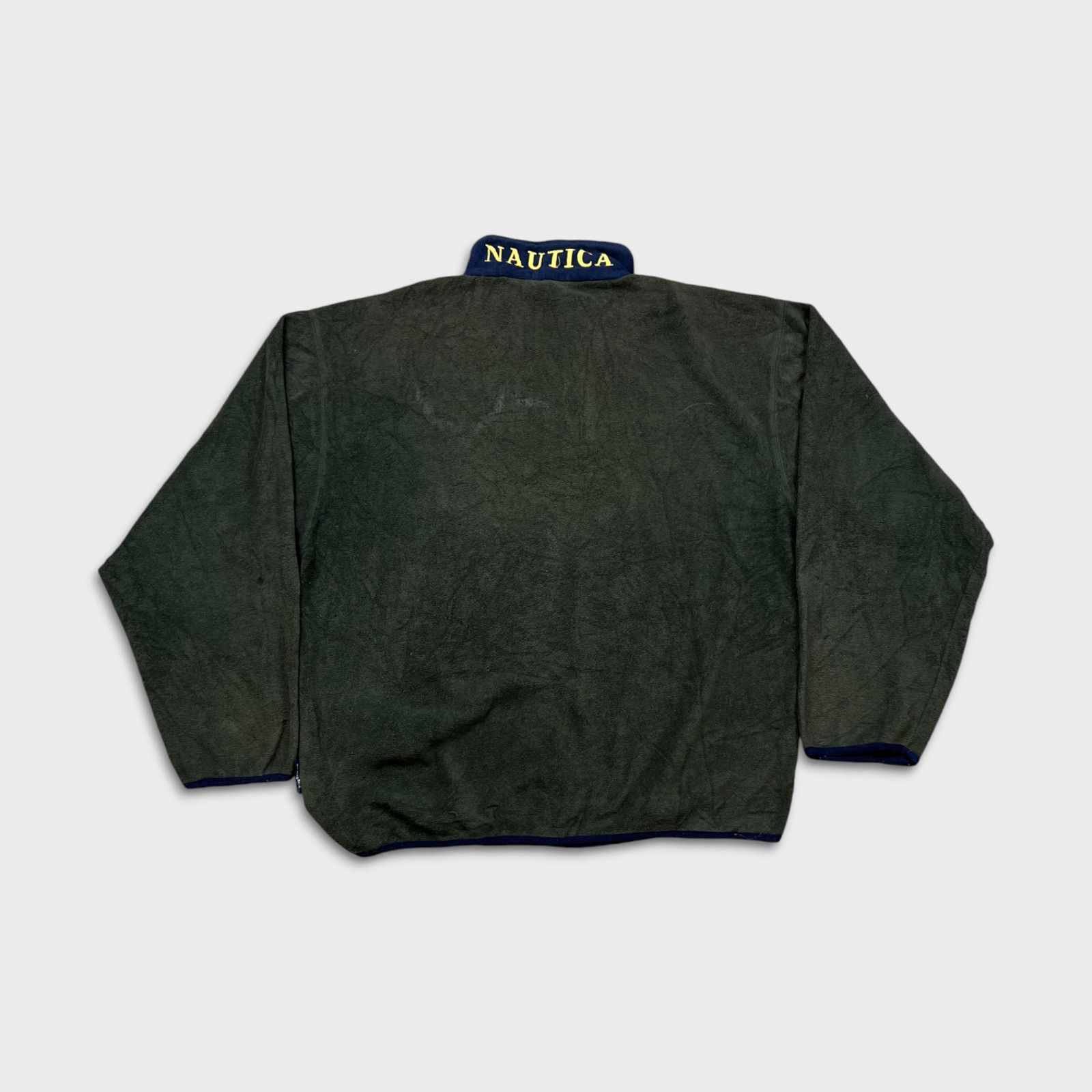 Nautica × Vintage VTG Nautica Fleece 2XL USA 1/4 Zip Sweatshirt Pullover 90s Size US XL / EU 56 / 4 - 5 Thumbnail