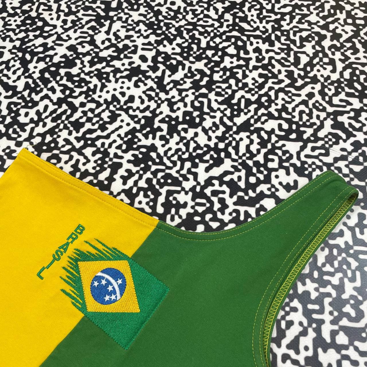 Vintage Vintage Y2K Brasil Retro Soccer Style Tank Top Blokecore Size M / US 6-8 / IT 42-44 - 6 Thumbnail