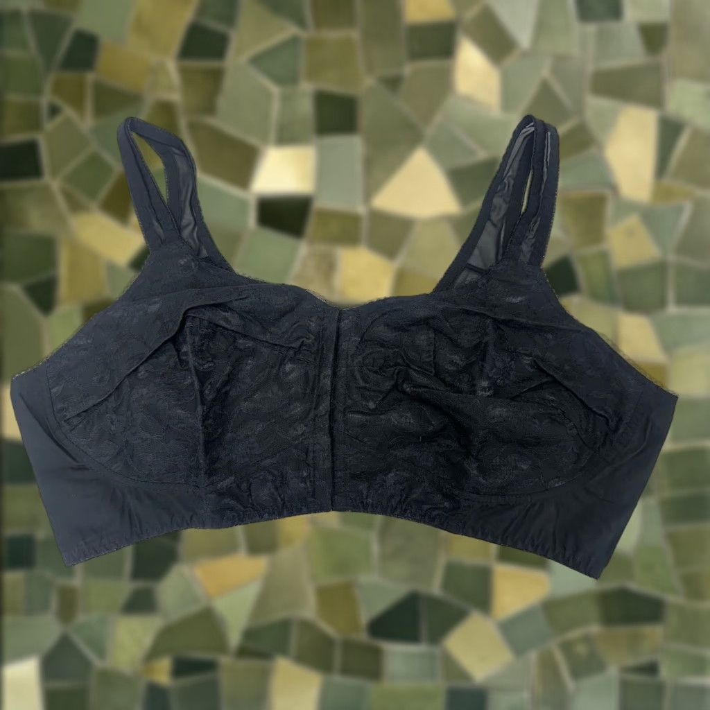 Bones No Bones Bra Womens 48D Black Front Closure NWTs Bra Various Styles Ladies 48B/C? Size ONE SIZE - 1 Thumbnail