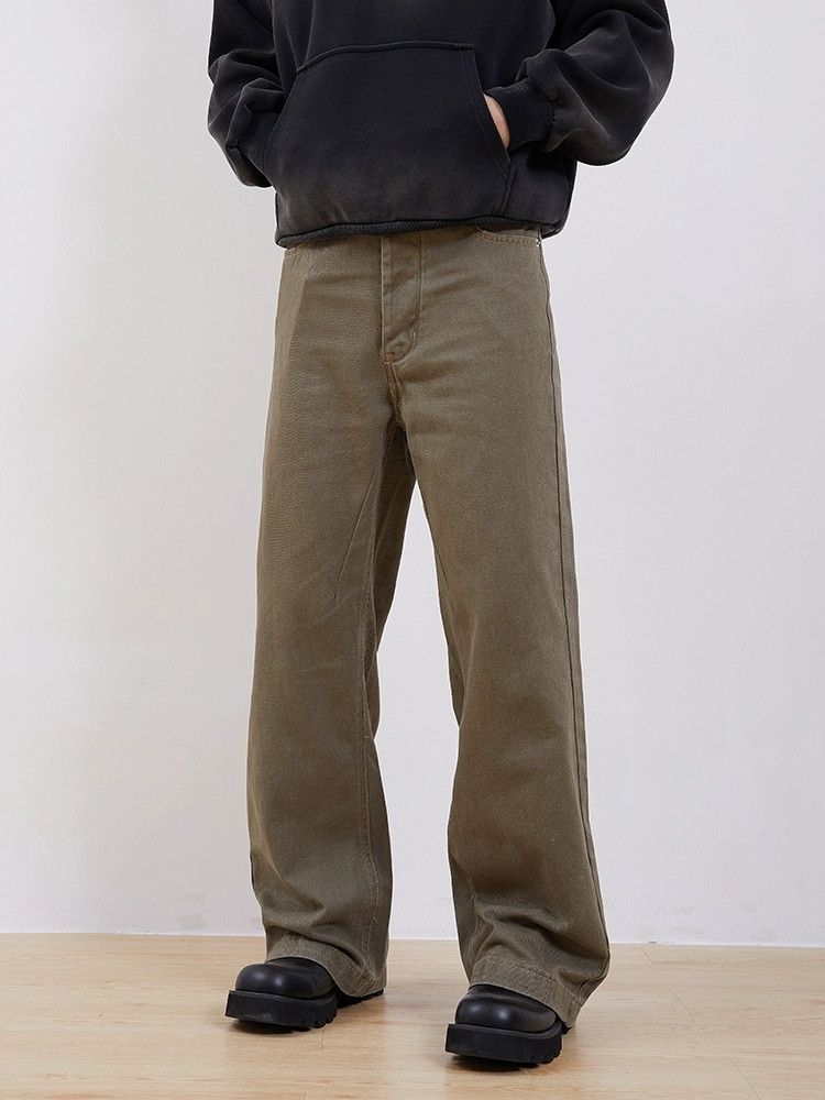 Jean washed faded y2k baggy bootcut flared yuppie jeans Size US 30 / EU 46 - 2 Thumbnail