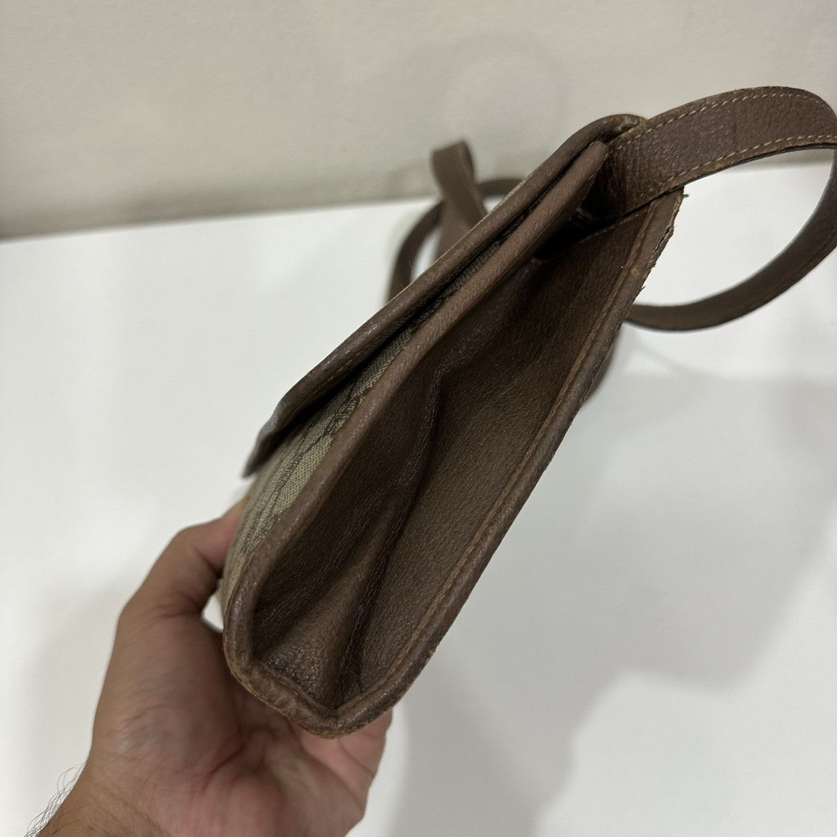 Gucci GUCCI GG MONOGRAM FLAP CLUTCH CROSSBODY SHOULDER BAG 11 Size ONE SIZE - 7 Thumbnail