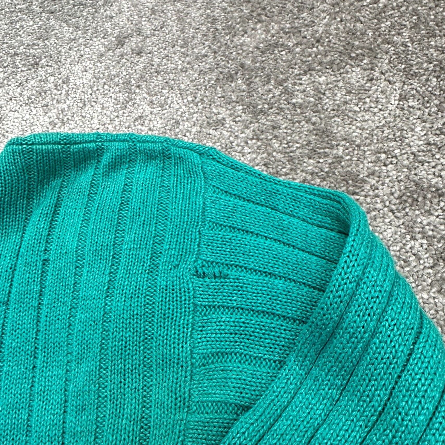 Vintage Honors Pullover Sweater Women's M Green Knit Crew Neck Casual Size M / US 6-8 / IT 42-44 - 5 Thumbnail