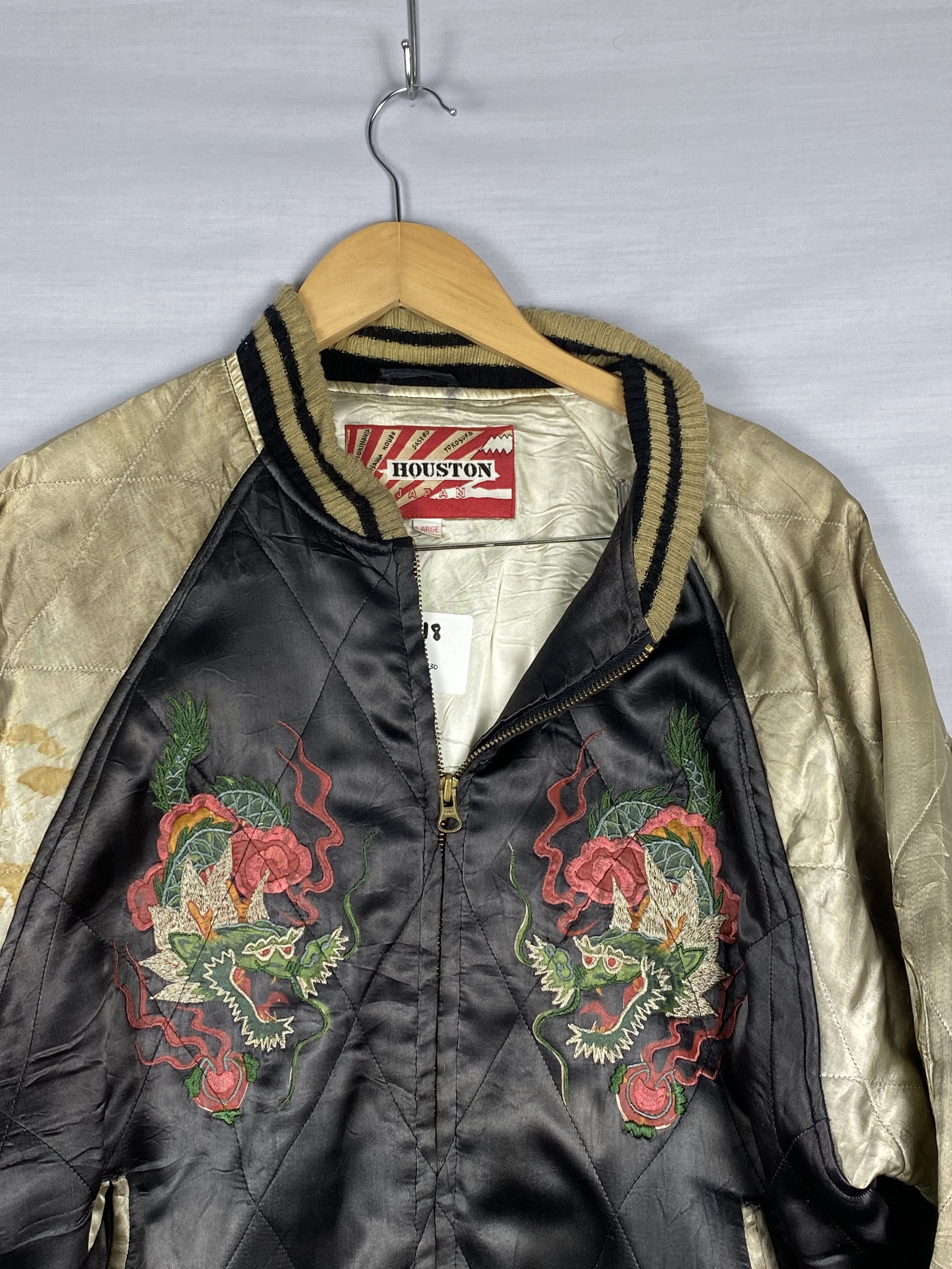 Toyo Enterprises Vintage Sukajan Map Dragon Jacket Size US L / EU 52-54 / 3 - 7 Thumbnail