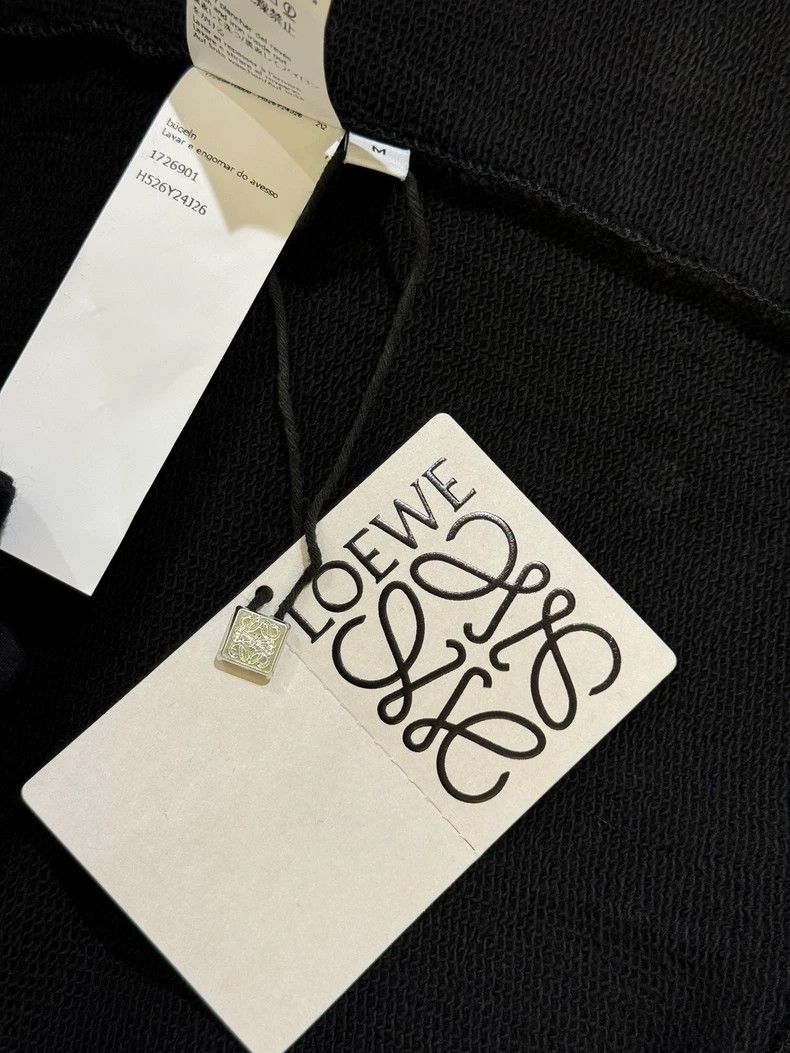 Loewe LOEWE Embroidered round neck hoodie Size US M / EU 48-50 / 2 - 7 Thumbnail