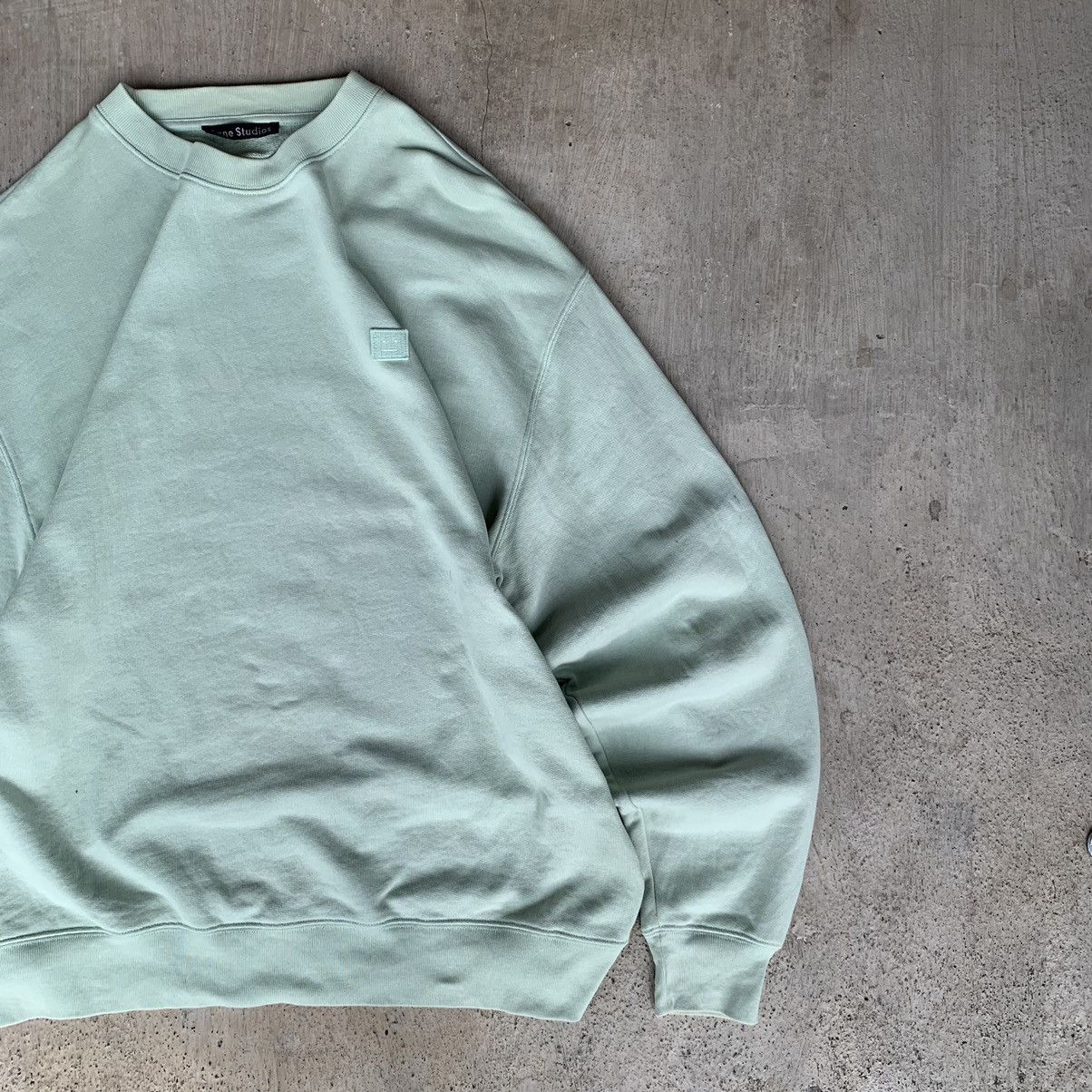 Acne Studios ACNE studios logo embroidered crewneck nature sun fade Size US L / EU 52-54 / 3 - 3 Thumbnail