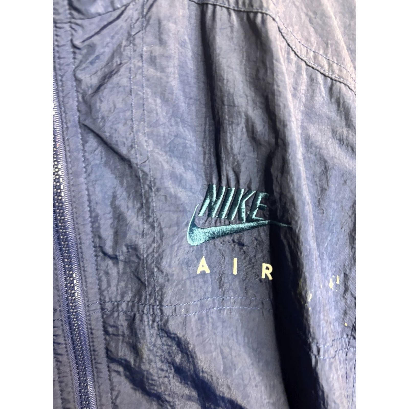 Nike Nike Windbreaker Jacket Men's L Full Zip Breathable Lined 90s Athleisure Sports Nike Air Dri-Fit Pattern Solid Blue Long Sleeve Jacket Size US L / EU 52-54 / 3 - 2 Thumbnail