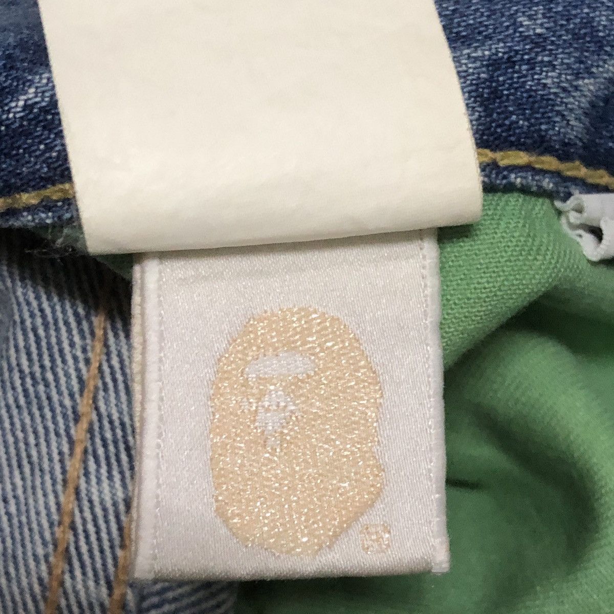 Bape OG Bapesta Denim Jeans Size US 34 / EU 50 - 20 Thumbnail